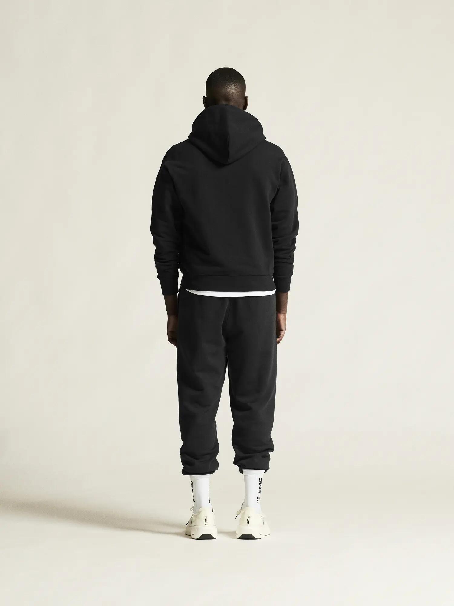 craft Frequent FZ Hoodie M — felpa con zip in cotone organico – Black 5/7