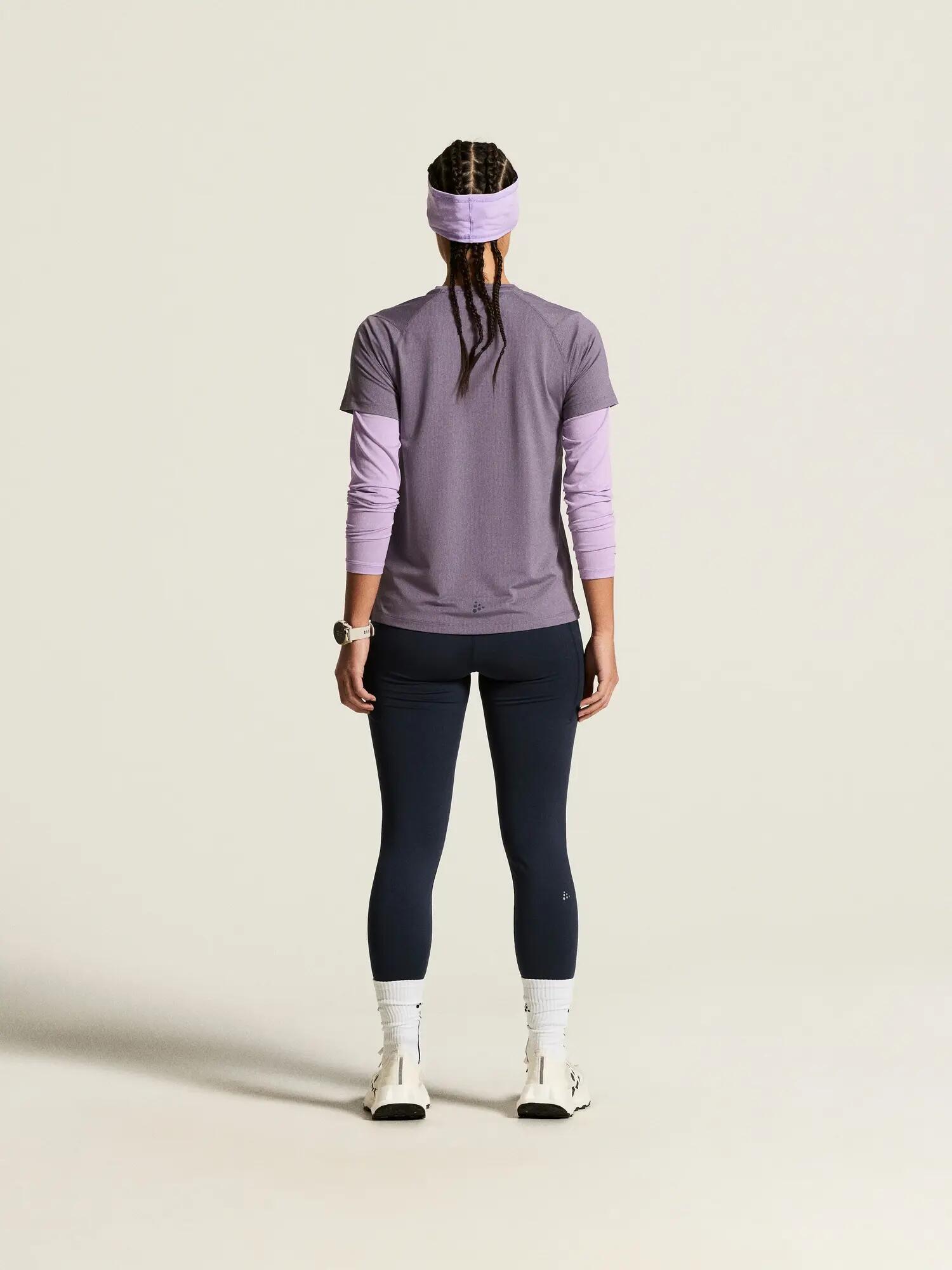 craft Essence Logo Tee 2 W Trainings-T‑shirt van gerecycled mesh – Cadet 4/7