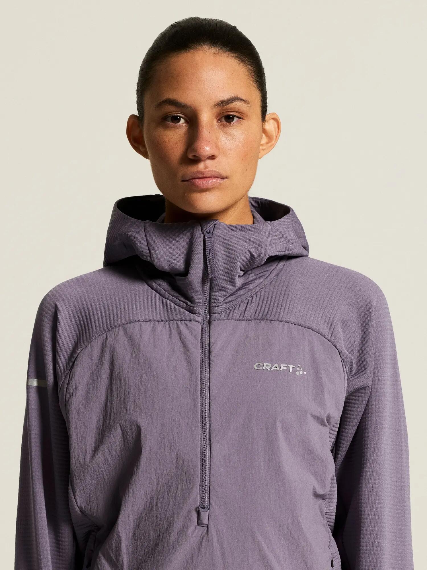 craft SubZ Light Hood Sweater W felpa con cappuccio isolata davanti – Cadet 7/7