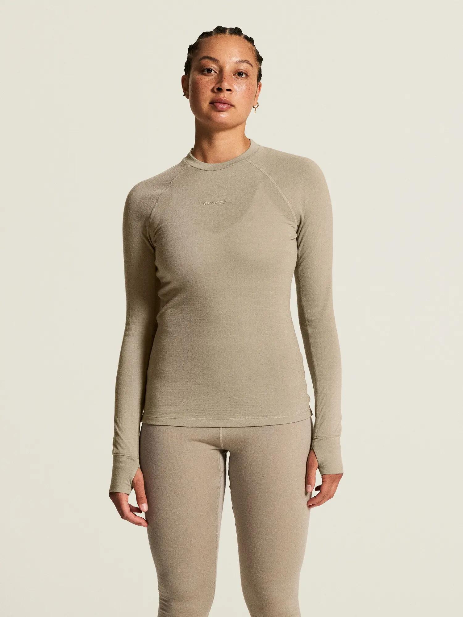 craft Maglia manica lunga Wool Comfort RN Isolamento – Hay 6/7