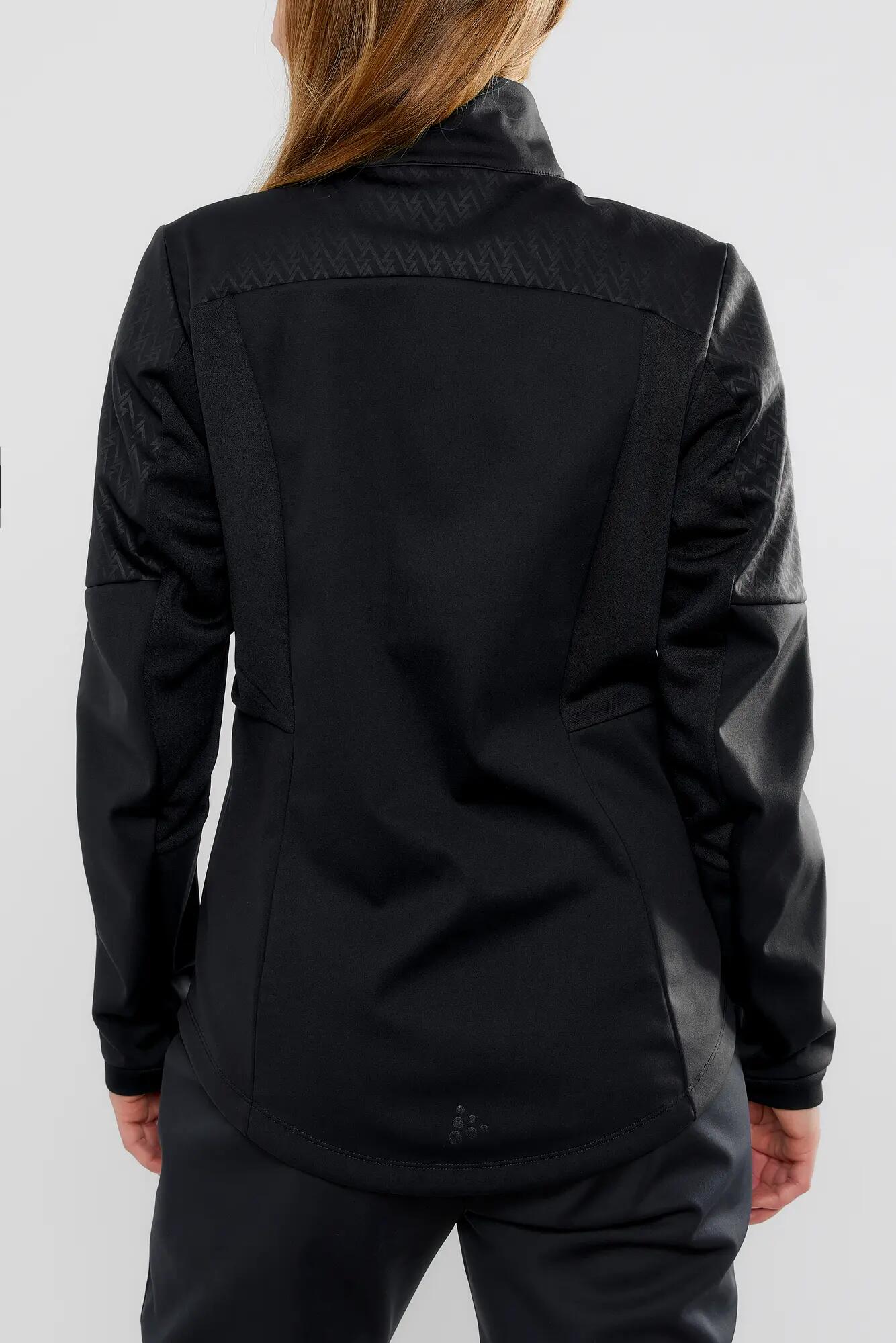 craft Warm Train Jacket W – warme, waterdichte trainingsjas – BLACK-TRANSPARENT 3/3
