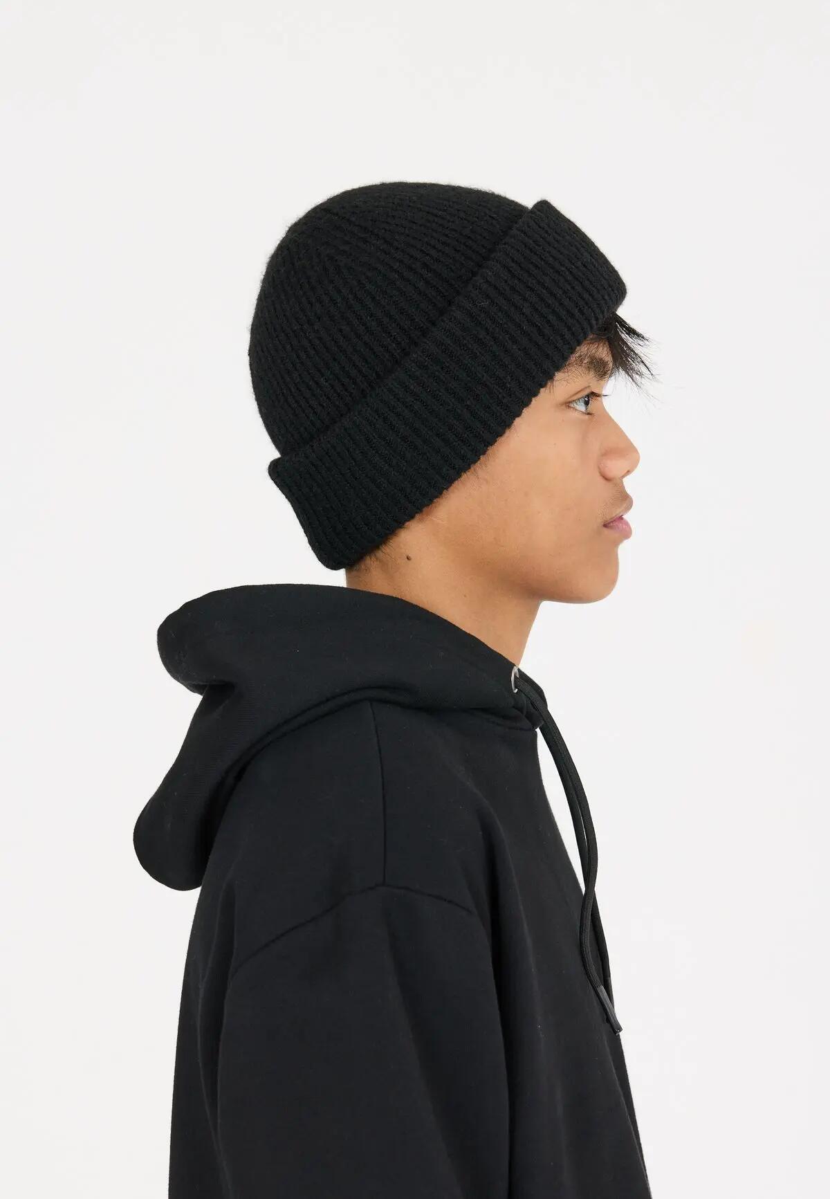 endurance Veik Beanie bonnet enfants noir – 1001 Black 5/7
