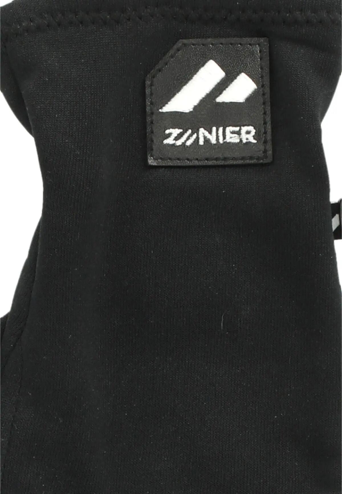 zanier Gants Fleece Pontetorto - Sous-gant fin en polyester – ZA2000 Black 3/4