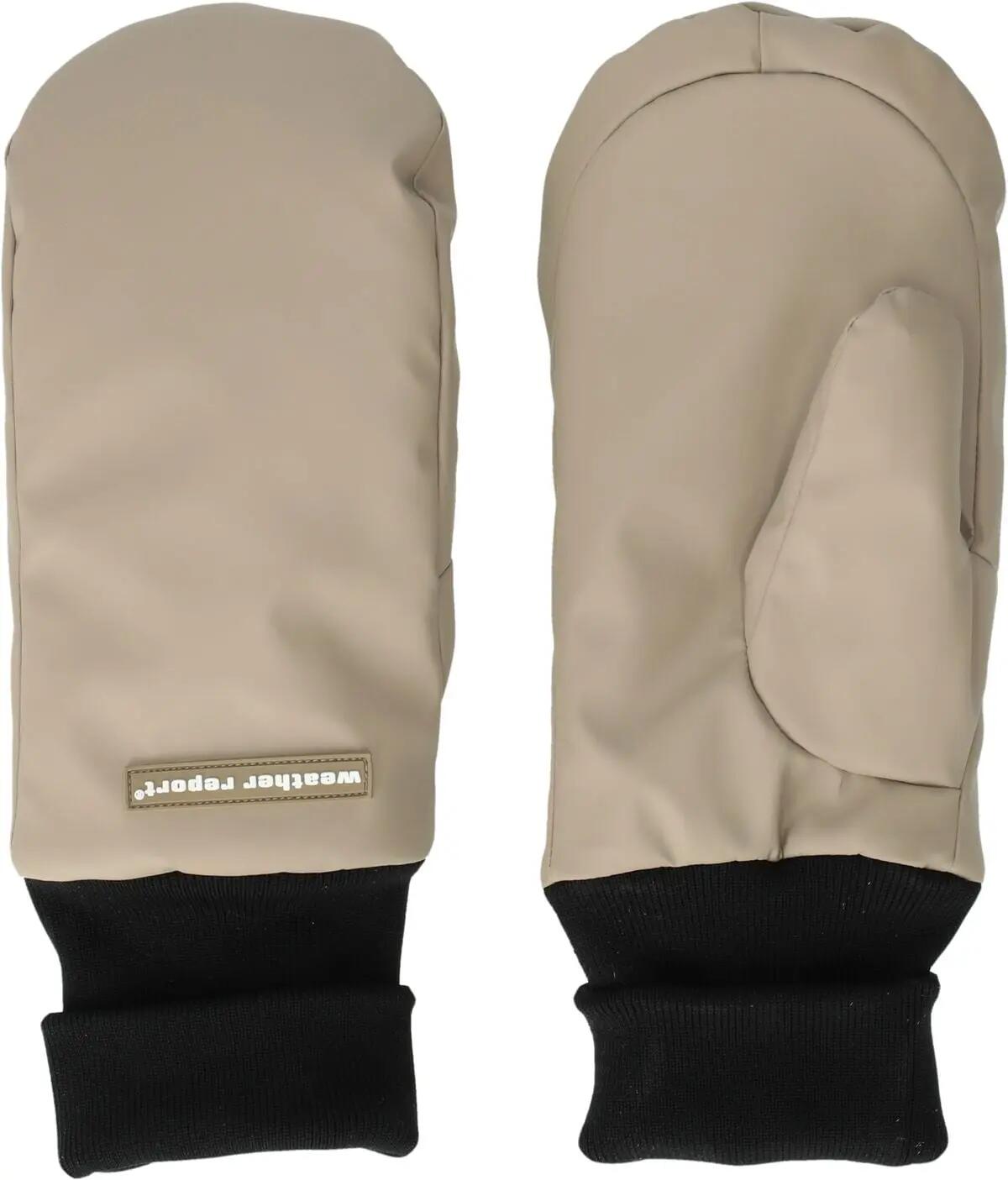 weather_report Mistella PU Fäustlinge – 100% Polyester – 1061 Moon Rock 6/7