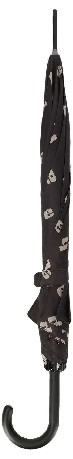 weather_report Bissau Regenschirm — Schwarz, Fiberglas-Stabilität – 1001 Black 3/4