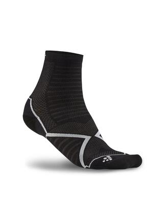 craft Run Warm Sock Wollmischung – Wärmend und formstabil – Black-White