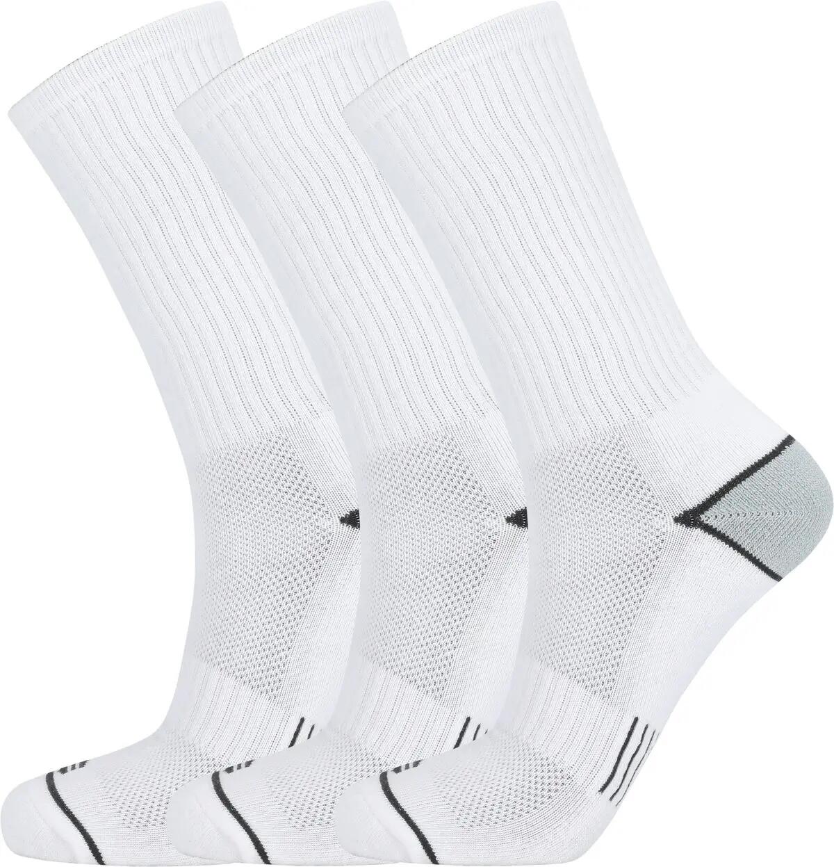 endurance Hoope Chaussettes 3-Pack - Semelle épaisse, confortable – 1002 White 1/6