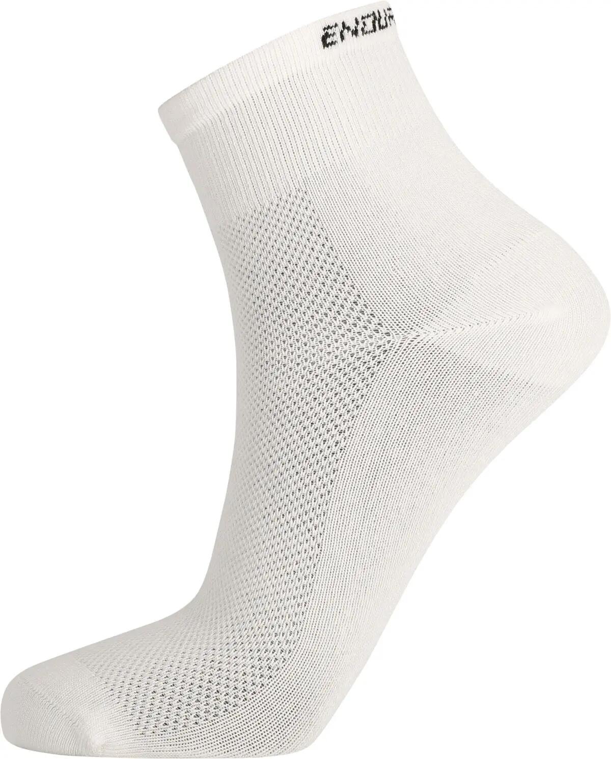 endurance Meias Alcudia Viscose (Bamboo) Quarter Run 3-Pack — macias e 2/5