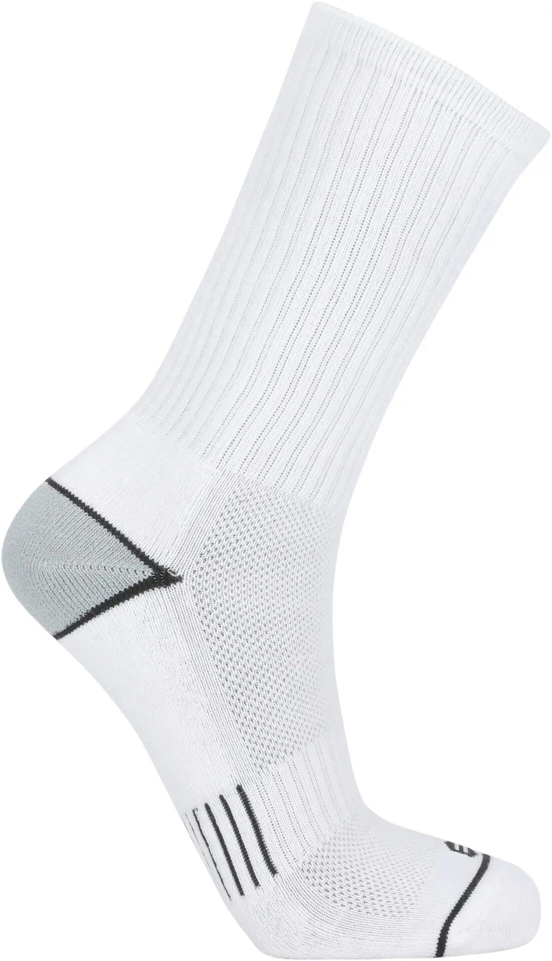 endurance Hoope Chaussettes 3-Pack - Semelle épaisse, confortable – 1002 White 4/6