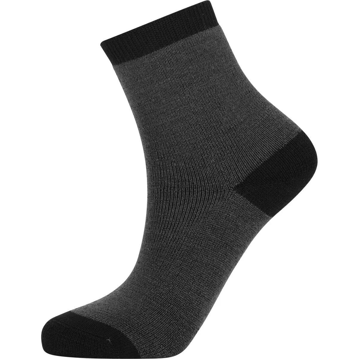 zigzag Lime 3-Pack Calzini Bambino - Misto lana, Grigio Scuro Melange – 1011S 2/5