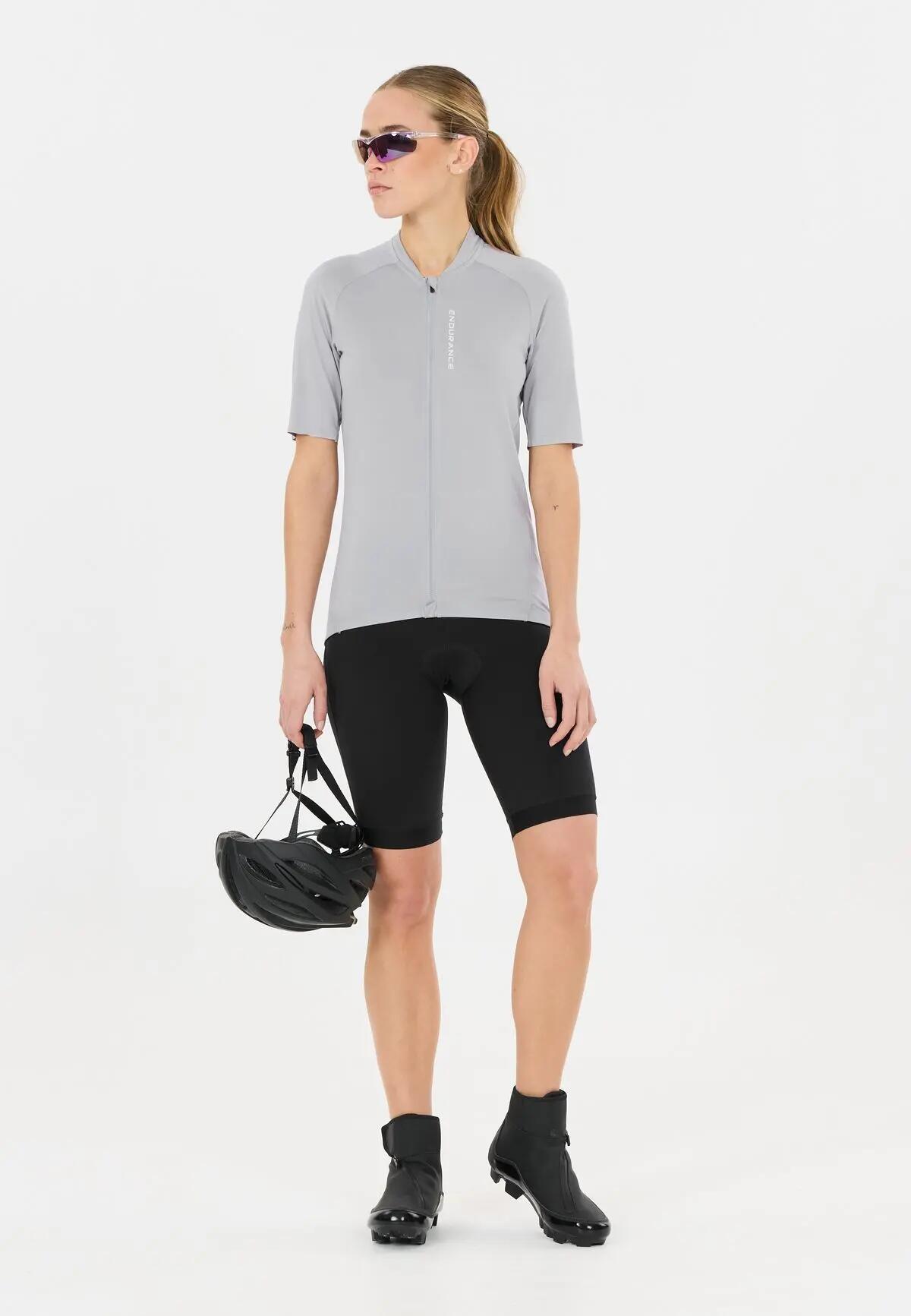 endurance Hulda V2 W High Waist Indoor Cycling Shorts für Damen – 1001 Black 6/7