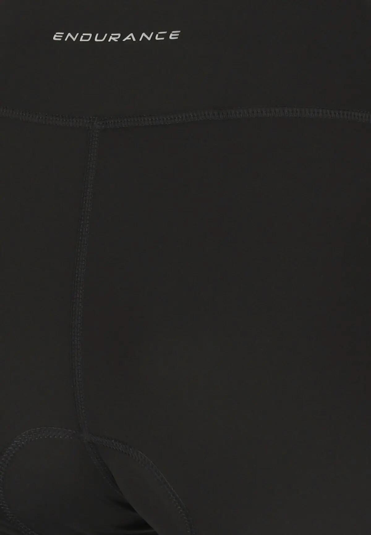 endurance Hulda V2 W High Waist Indoor Cycling Shorts für Damen – 1001 Black 4/7