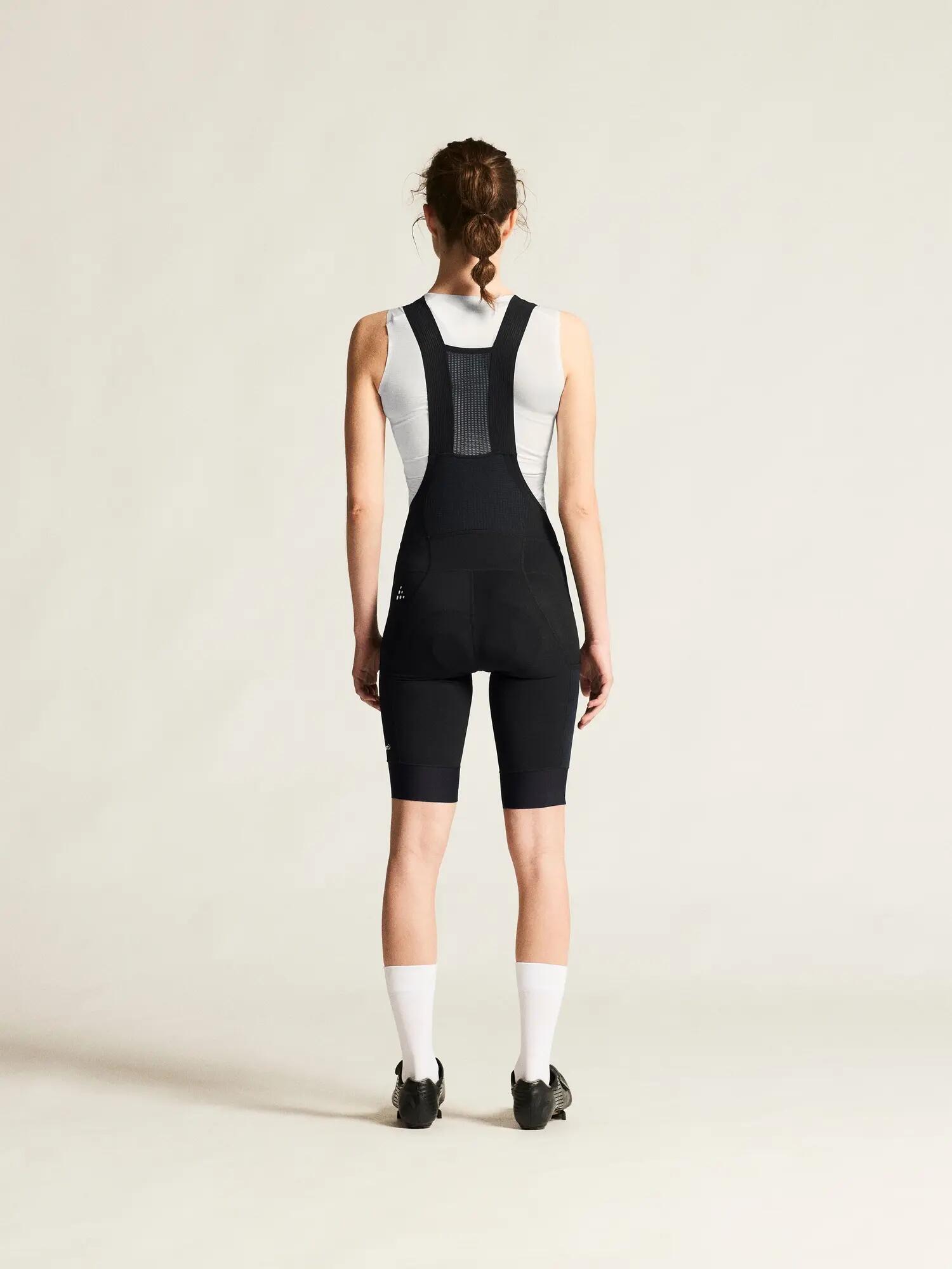 craft Endur Cargo Bib Shorts C1 W – Cuissard cargo noir avec pad C1 – Black 5/7