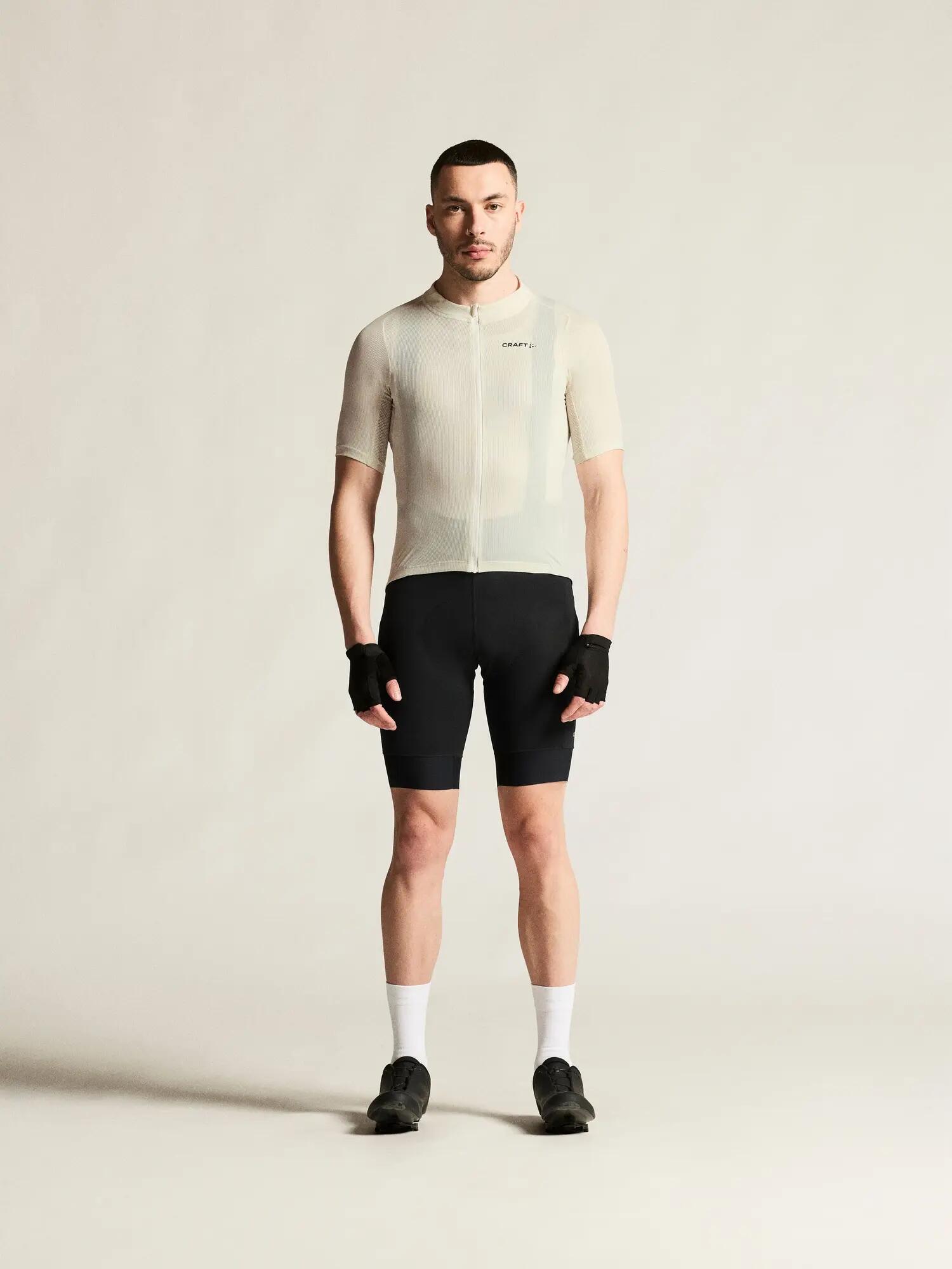 craft Endur Cargo Bib Shorts C1 M — cuissard cargo noir avec pad C1 – Black 4/7