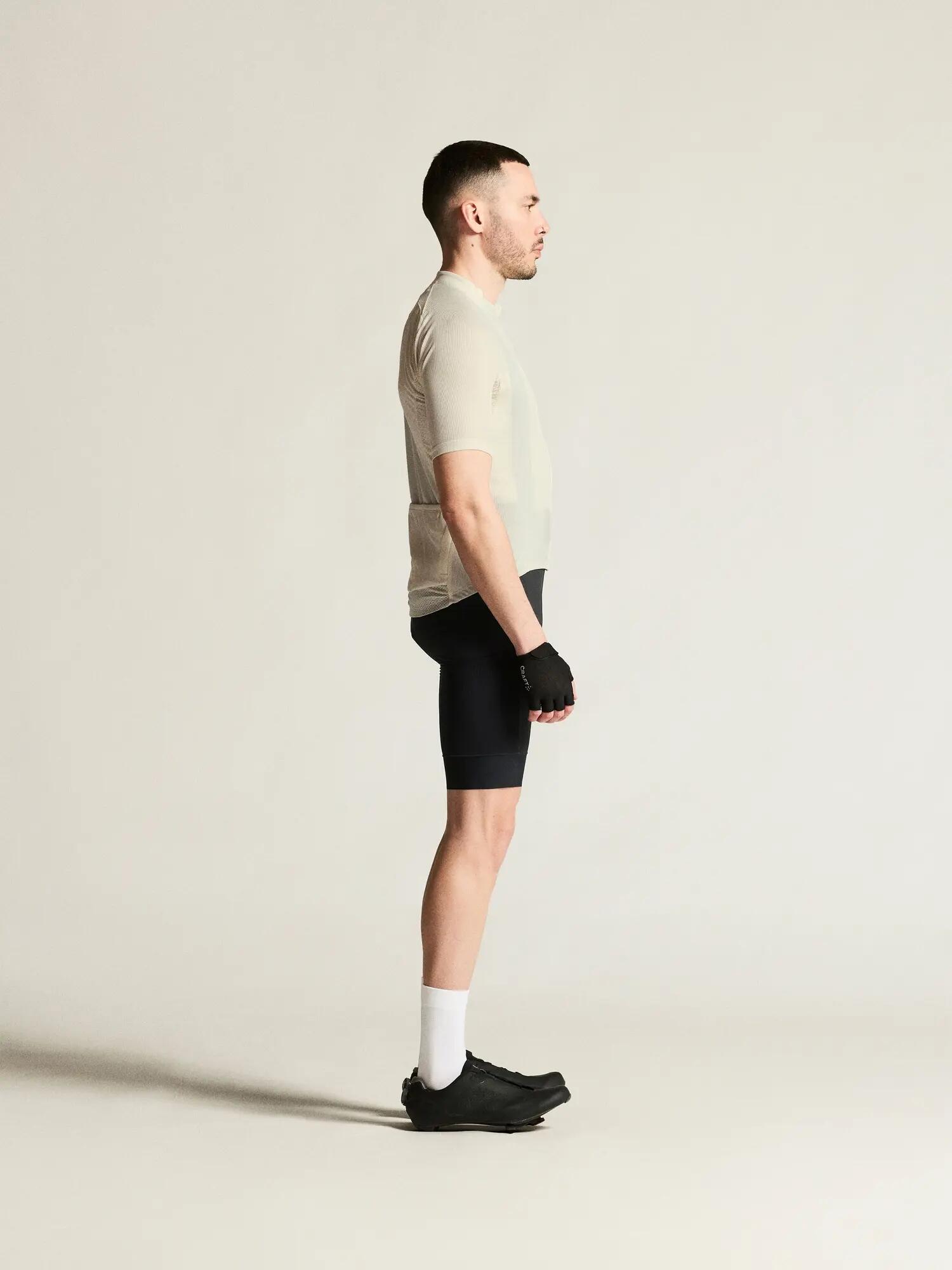 craft Endur Cargo Bib Shorts C1 M — cuissard cargo noir avec pad C1 – Black 3/7