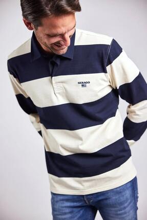 sebago Gabe Rugger — T-shirt homme en coton, NAVY