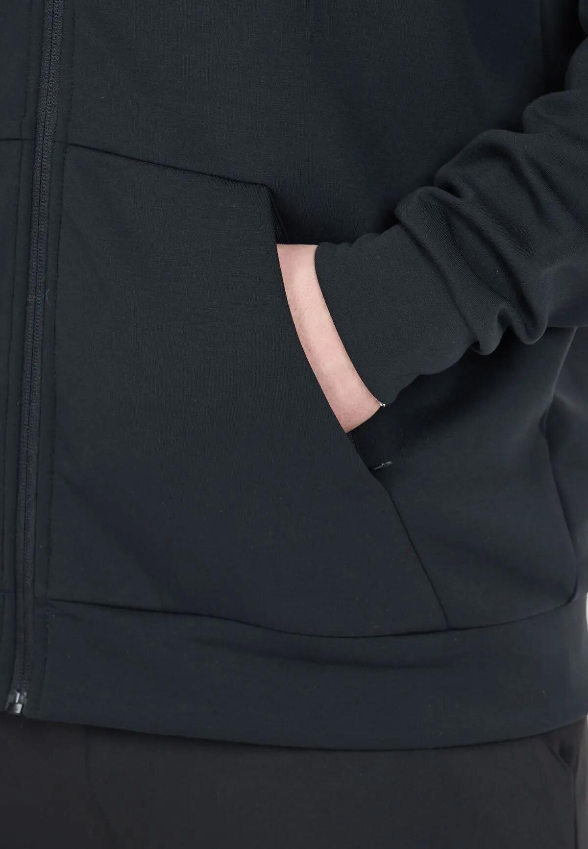 victor Varo Technical Full-zip Hoody felpa tecnica con zip – 1001 Black 5/7