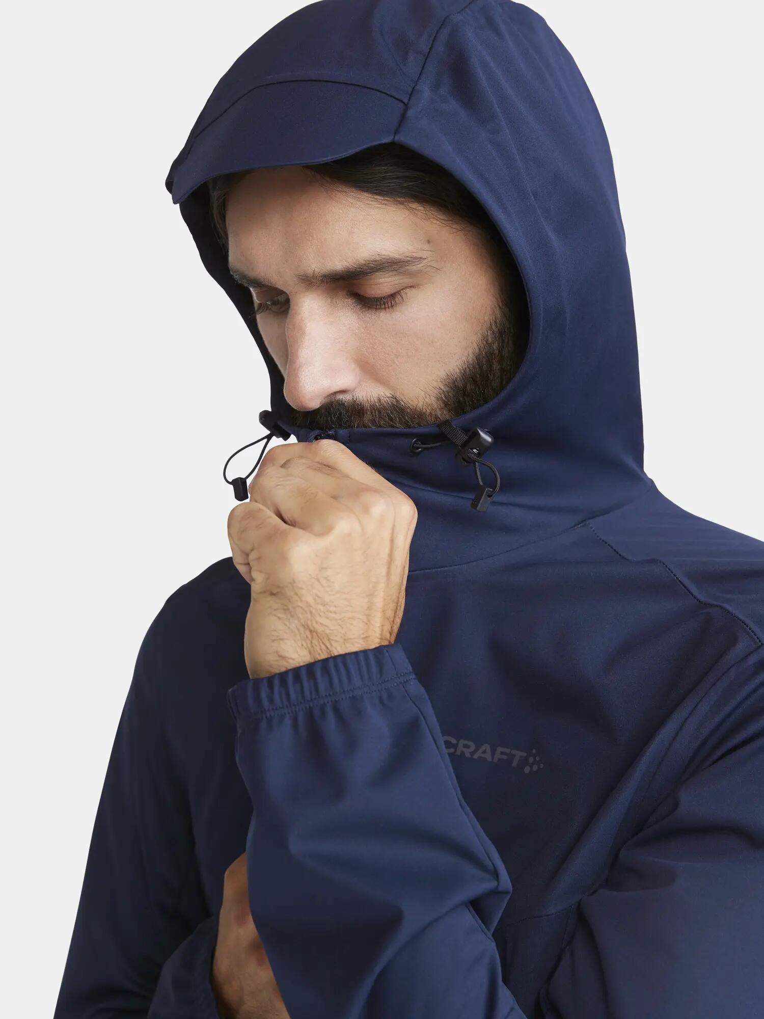 craft ADV Essence Hydro Jacket M – Wasserdicht & atmungsaktiv, recycelt – Blaze 6/7