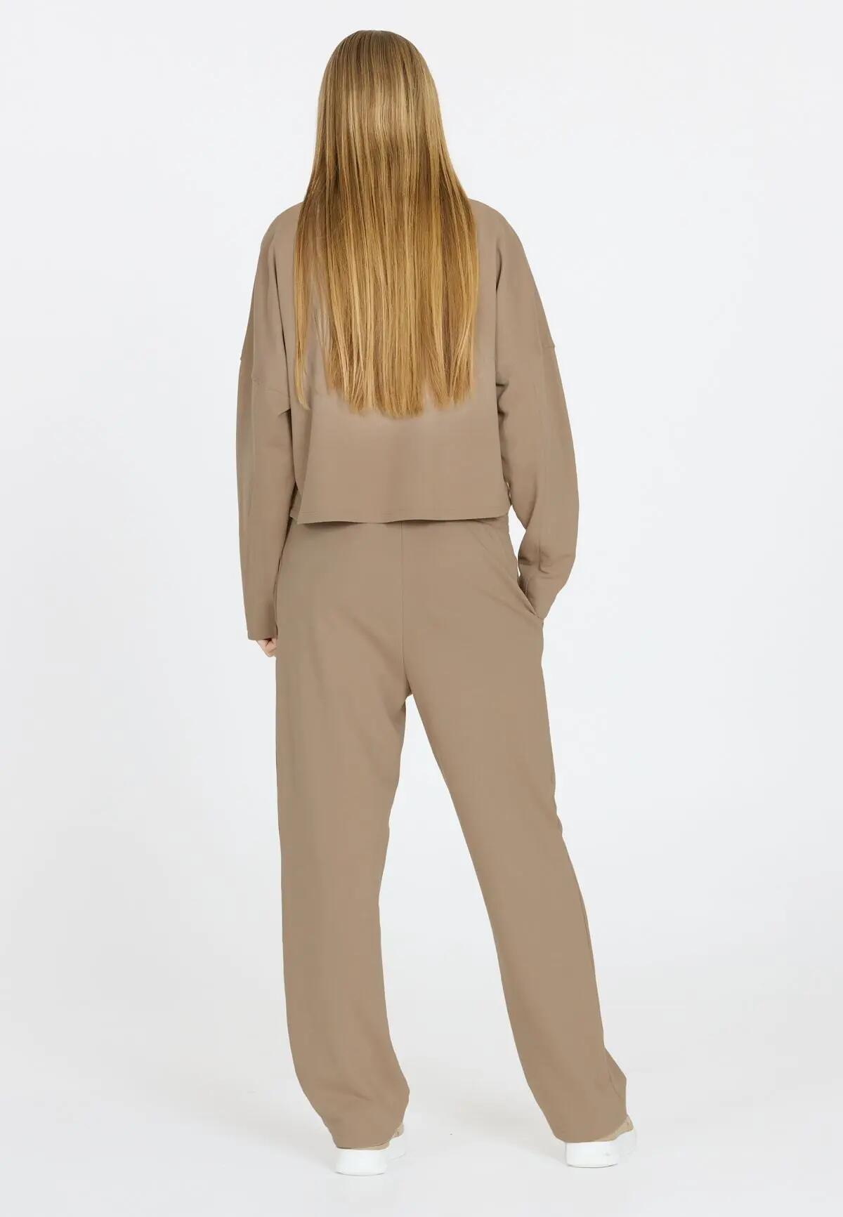 endurance Clairen G Wide Leg Calças Sweat Criança — perna larga – 1193 Roasted 6/7