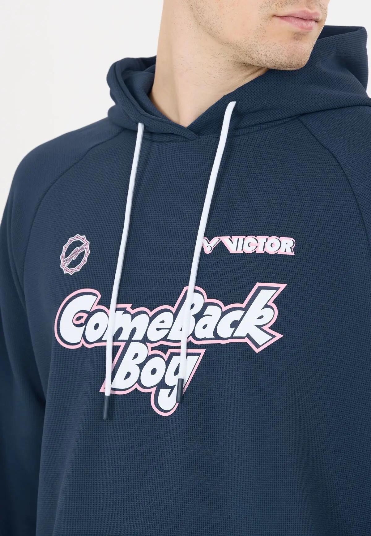 victor Sweat à capuche T-2603AA en polyester extensible – 2998B Navy (B) 5/7