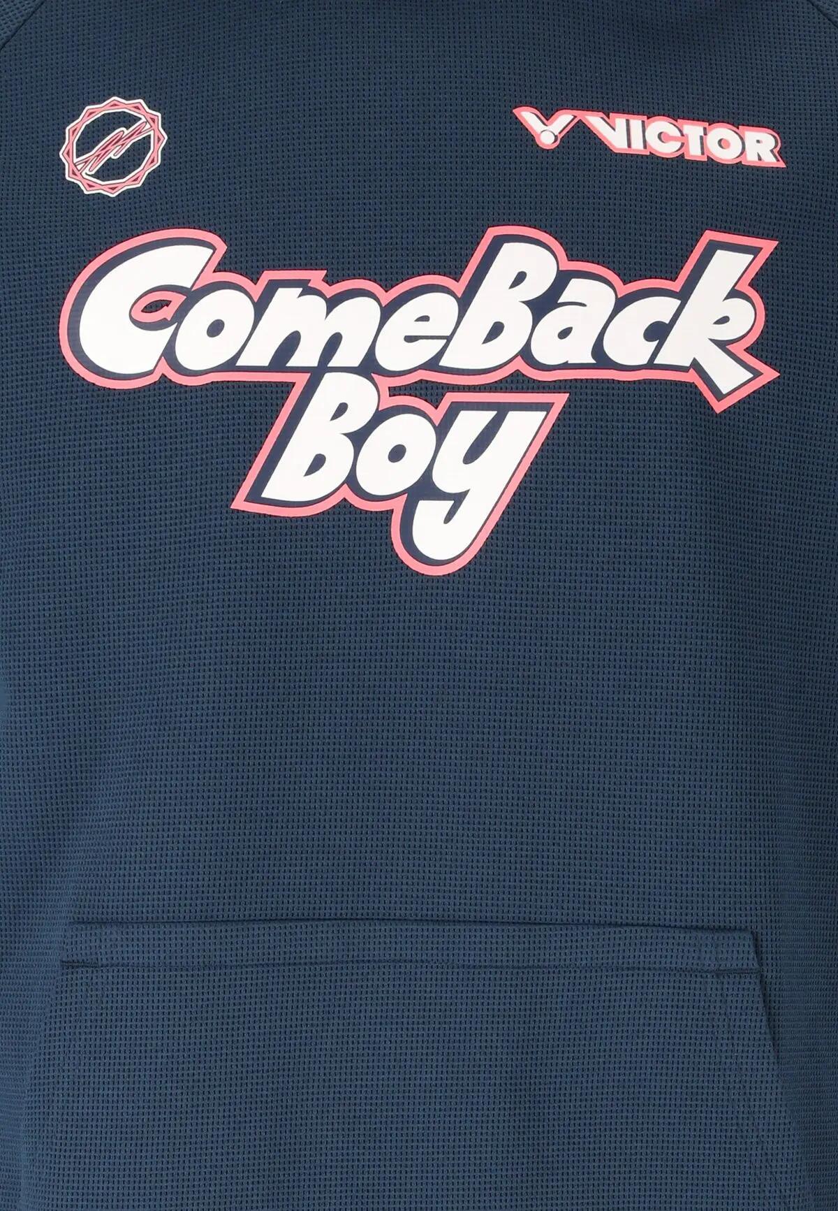 victor Sweat à capuche T-2603AA en polyester extensible – 2998B Navy (B) 4/7