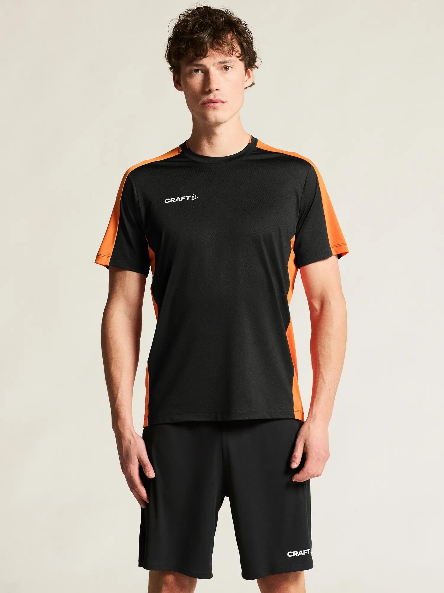 craft Evolve 2.0 Contrast Jersey M – Trikot Schwarz/Orange – Black/Orange 6/7