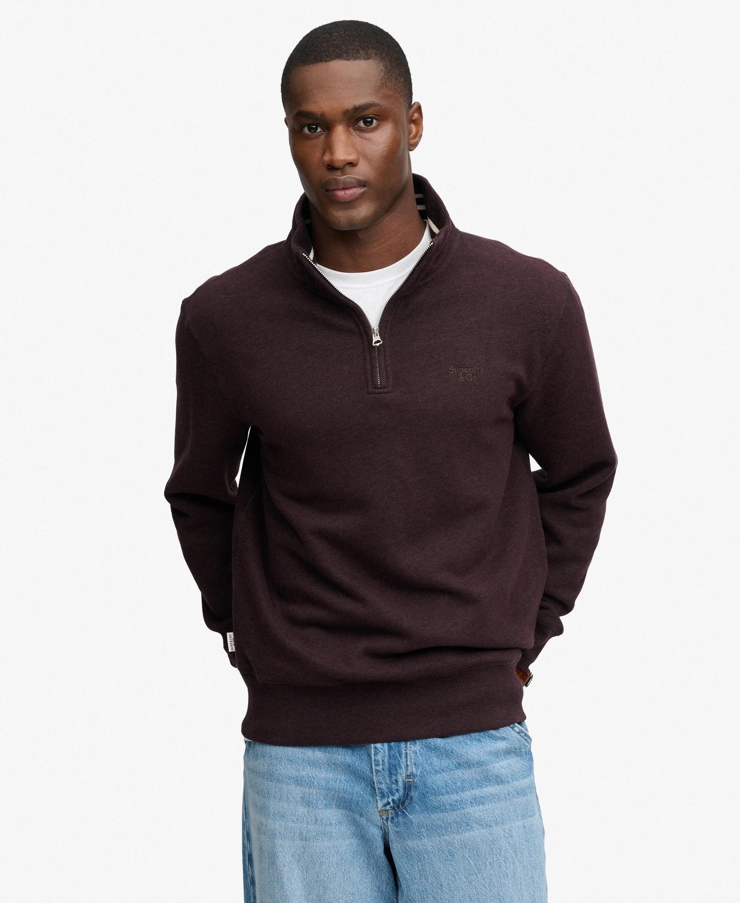 1/4 zip sweatshirt Superdry Essential Serif 2/7