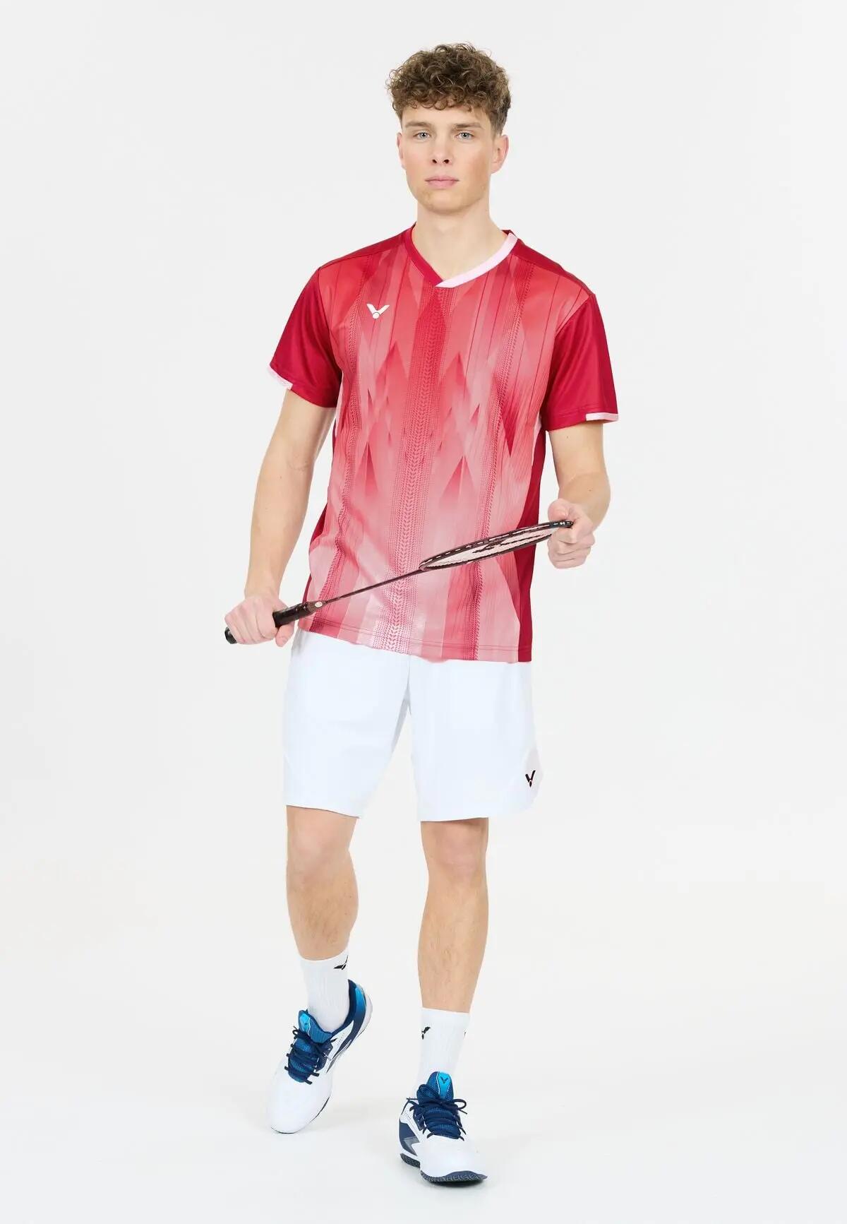 victor T-shirt T-60002TD M en 88% polyester 12% élasthanne – 4999D Red (D) 7/7