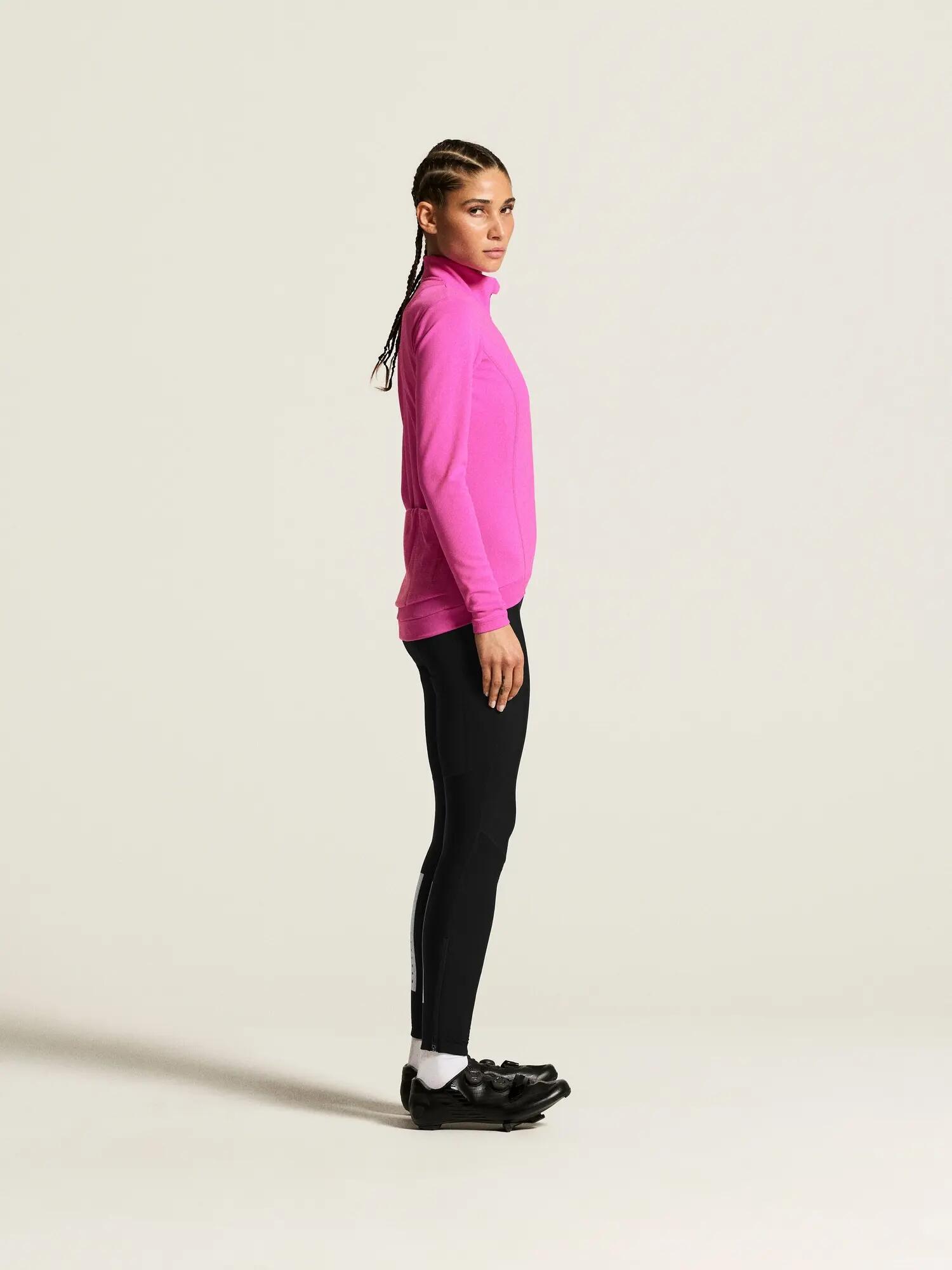 craft Maillot SubZ LS Jersey 2 Femme - Manches longues, isolation – Magenta 6/7