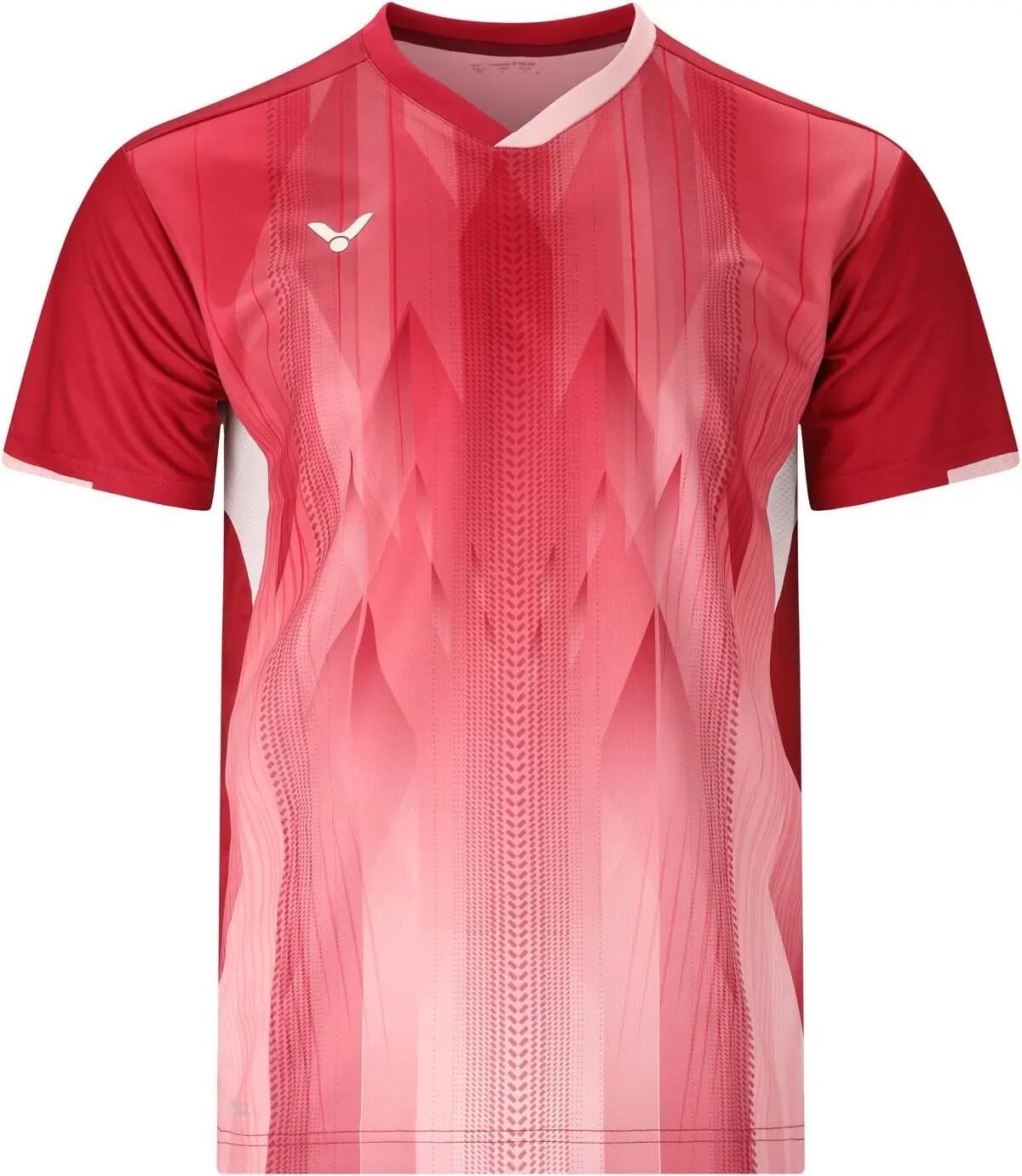 victor T-shirt T-60002TD M em poliéster com elastano – 4999D Red (D) 2/7