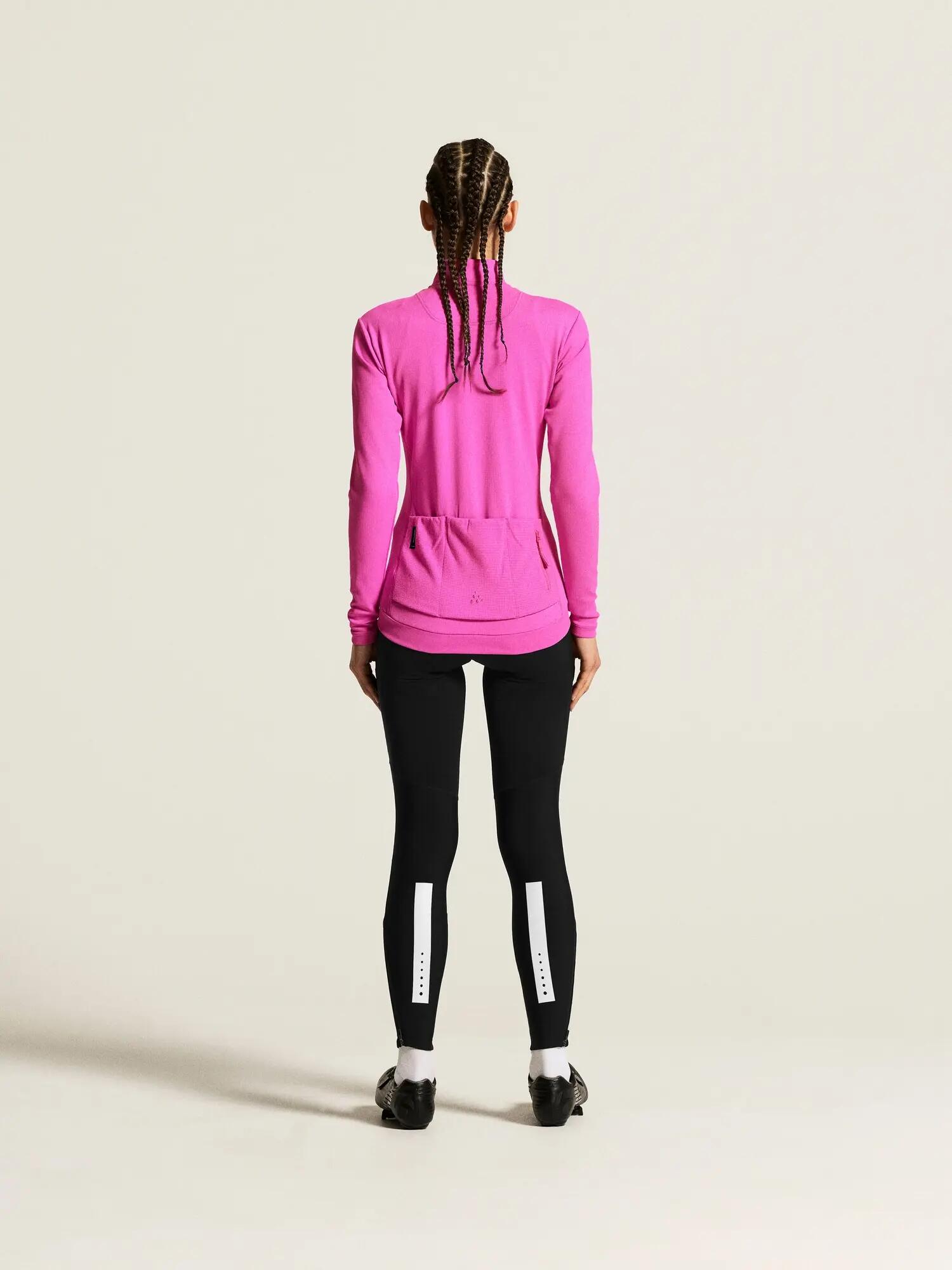 craft Maillot SubZ LS Jersey 2 Femme - Manches longues, isolation – Magenta 4/7