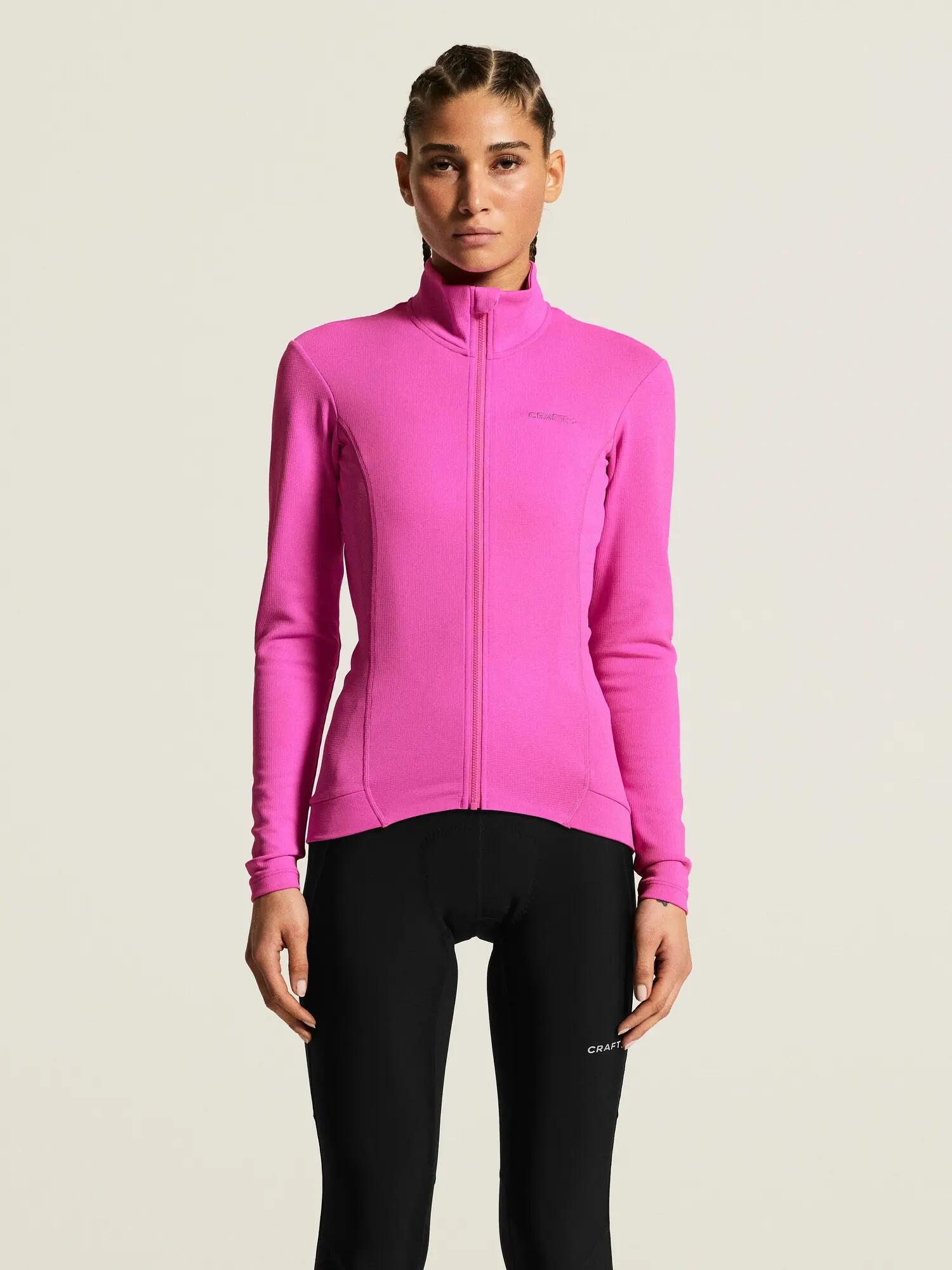 craft Maillot SubZ LS Jersey 2 Femme - Manches longues, isolation – Magenta 3/7