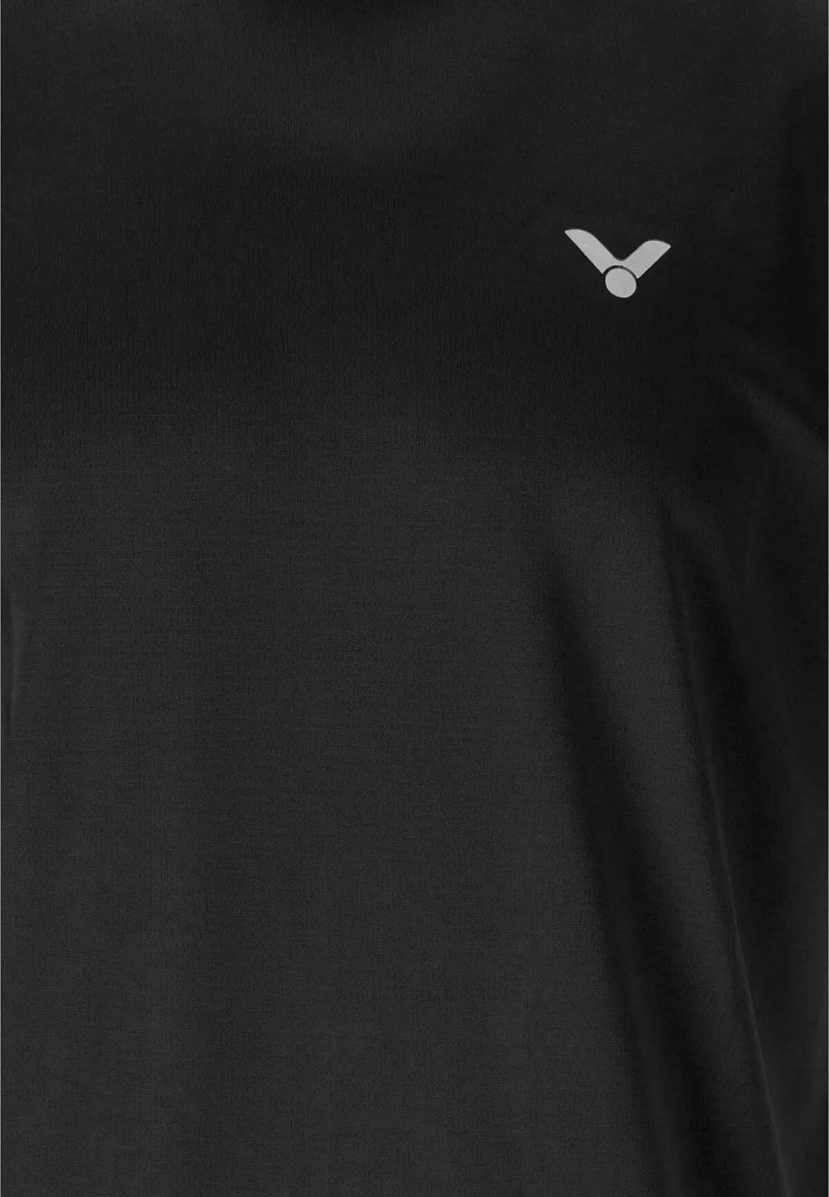 victor Herren T-Shirt Vernon Kurzarm Polyester – 1001 Black 4/7