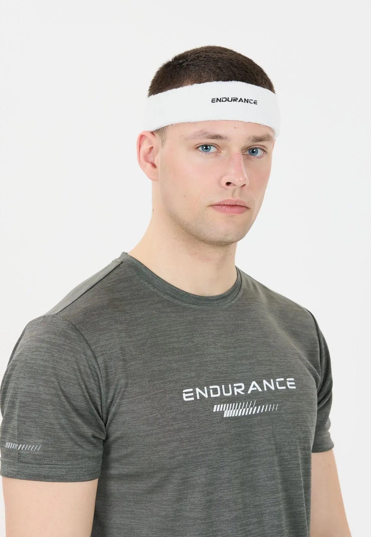 endurance Bandeau Halligen Logo en coton blanc – 1002 White 3/7