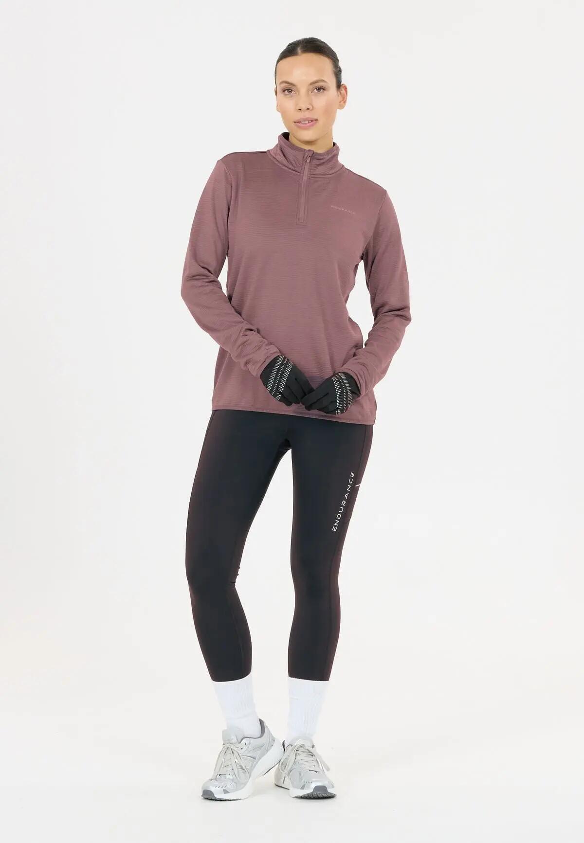 Midlayer Vironic W Waffle Melange Loose Fit aus 92% Polyester, 8% Elasthan – 7/7