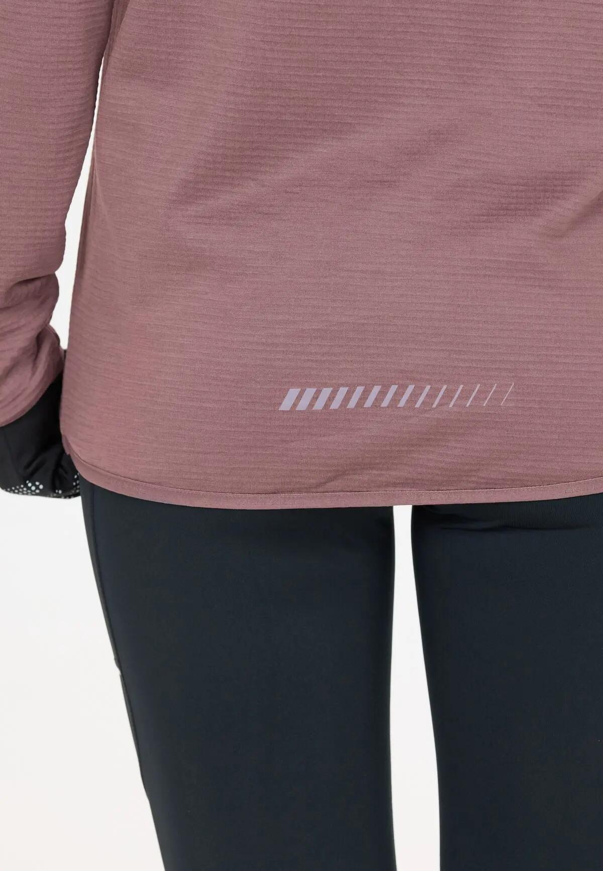 Midlayer Vironic W Waffle Melange Loose Fit aus 92% Polyester, 8% Elasthan – 6/7