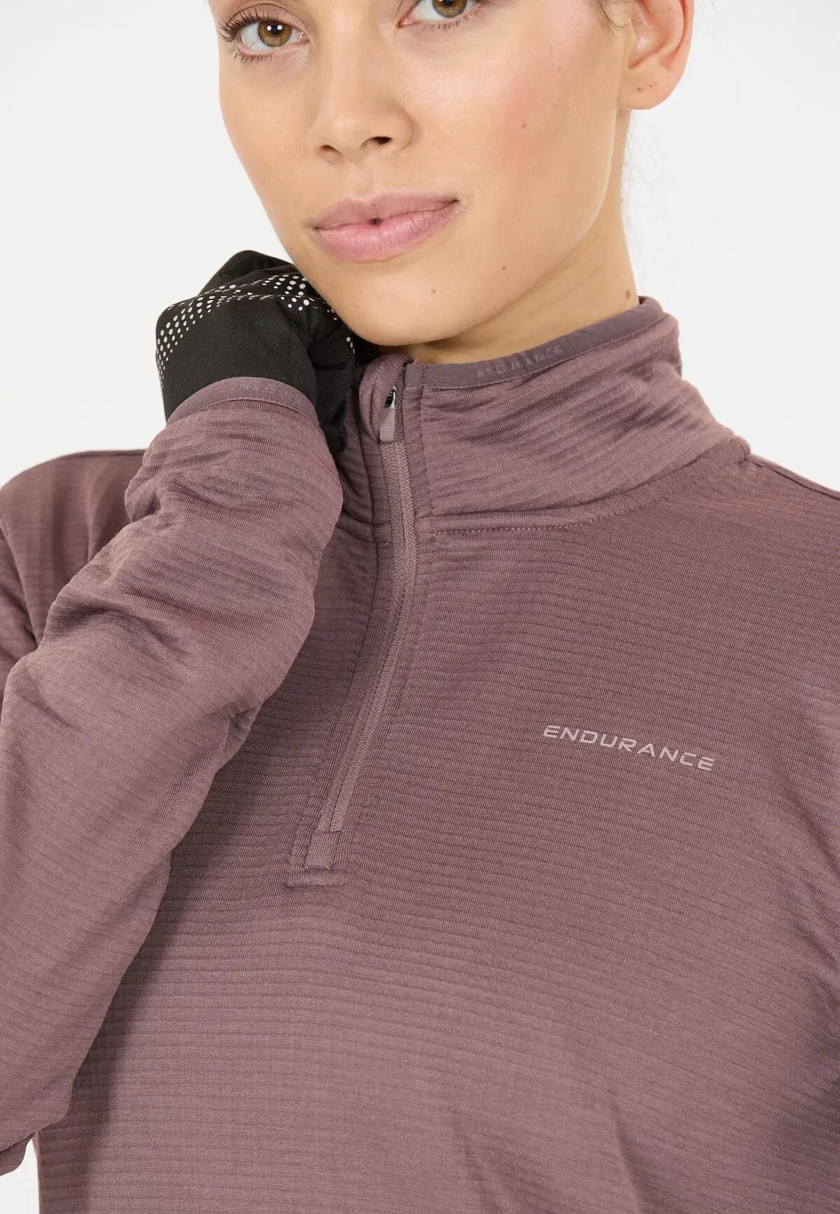 Midlayer Vironic W Waffle Melange Loose Fit aus 92% Polyester, 8% Elasthan – 5/7