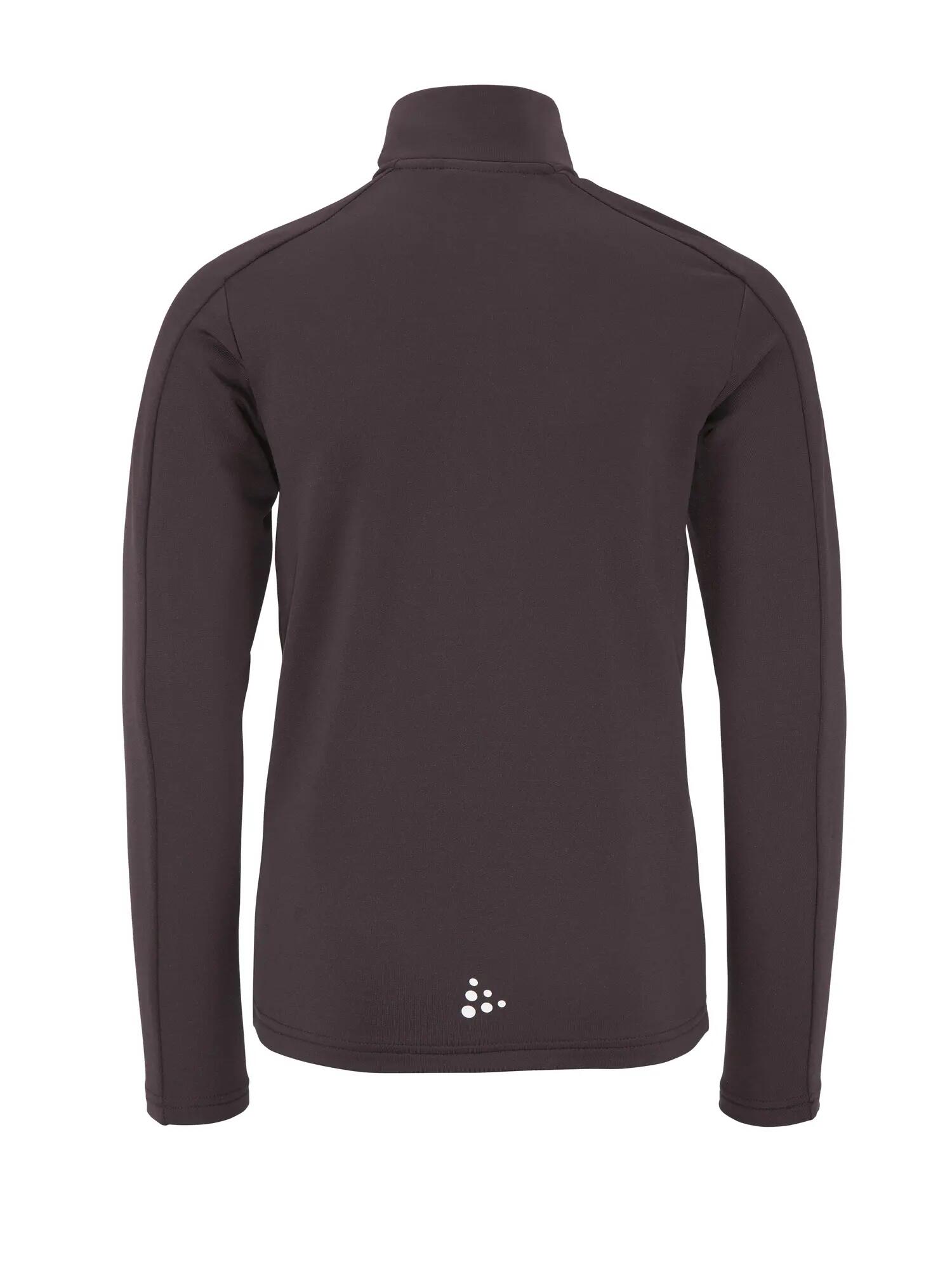 craft Gain Midlayer Jr - Junior-Midlayer mit Reißverschluss, Dk Plum 2/2