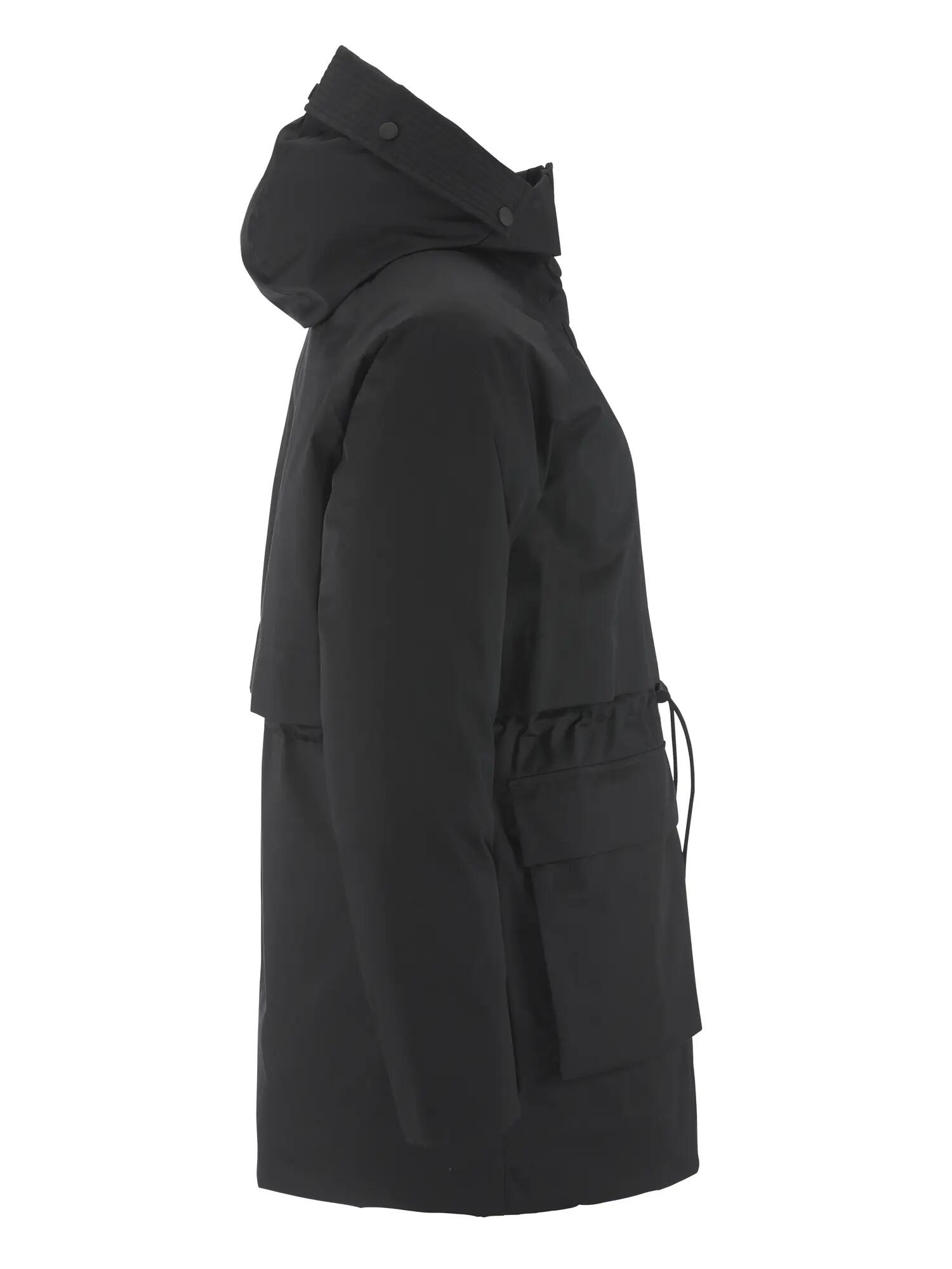 craft Urban Padded Parka W – warme, verstellbare Damenparka – Black 3/7