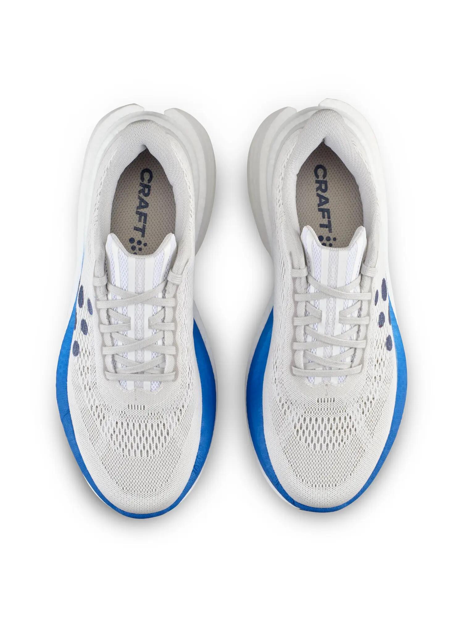 craft Hardloopschoen Atmosfär 1 W — maximale demping – White/Contrast blue 7/7