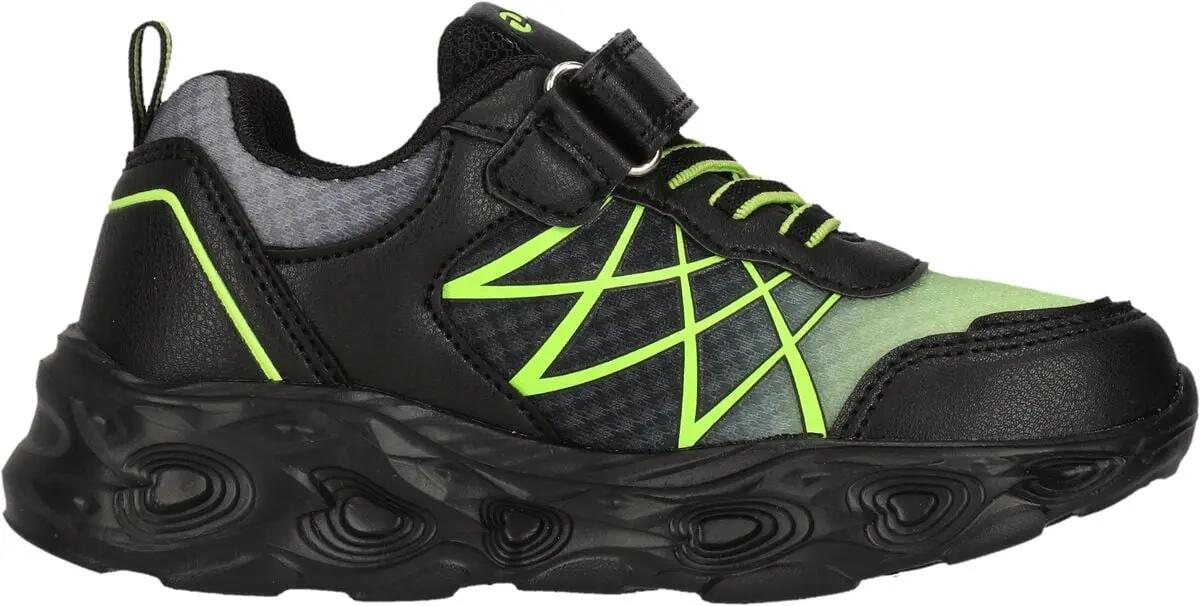 zigzag Chaussure enfant Kalmi avec lumières – 1001S Black Solid 2/7