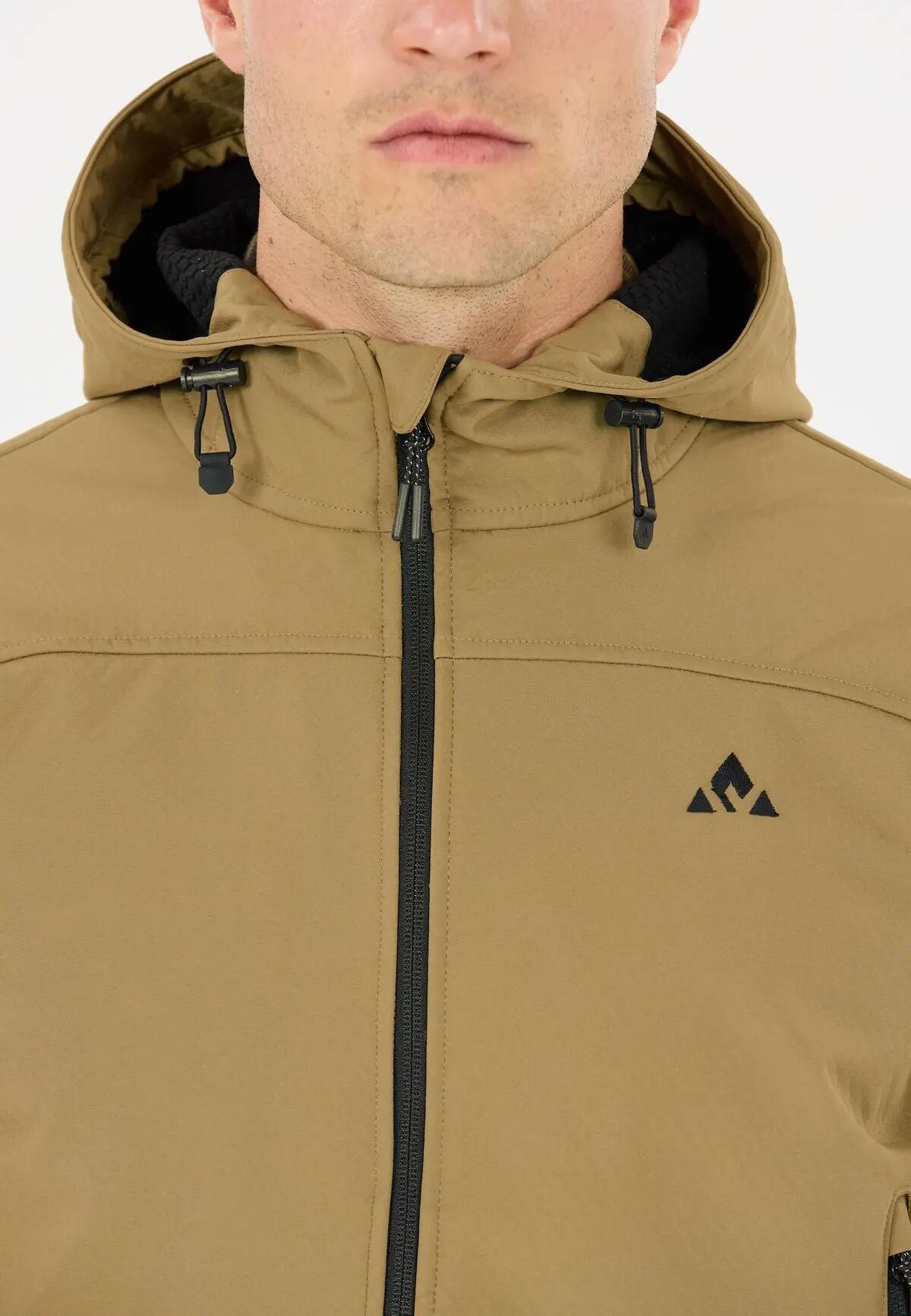 whistler Heren Softshelljas Frontier M van rekbaar polyester – 3284 Gothic Olive 5/7