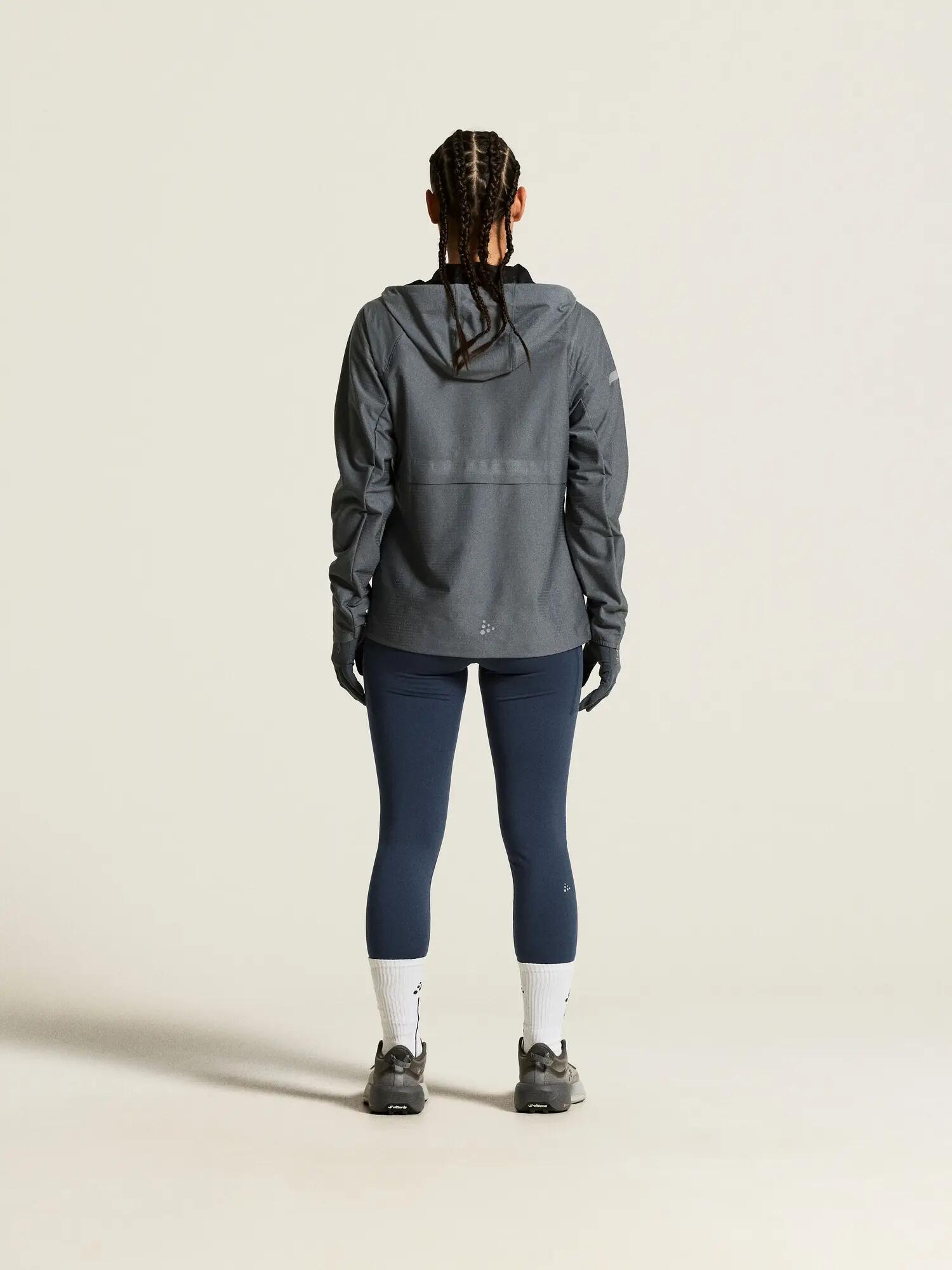 craft PRO Hydro Jacket 3 W waterdichte hardloopjas – Norit/Grey 6/7