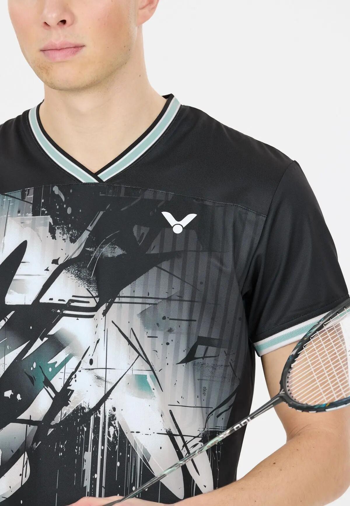 T-shirt T-60006 JC 87% poliéster 13% elastano – 1001C Black (C) 5/7