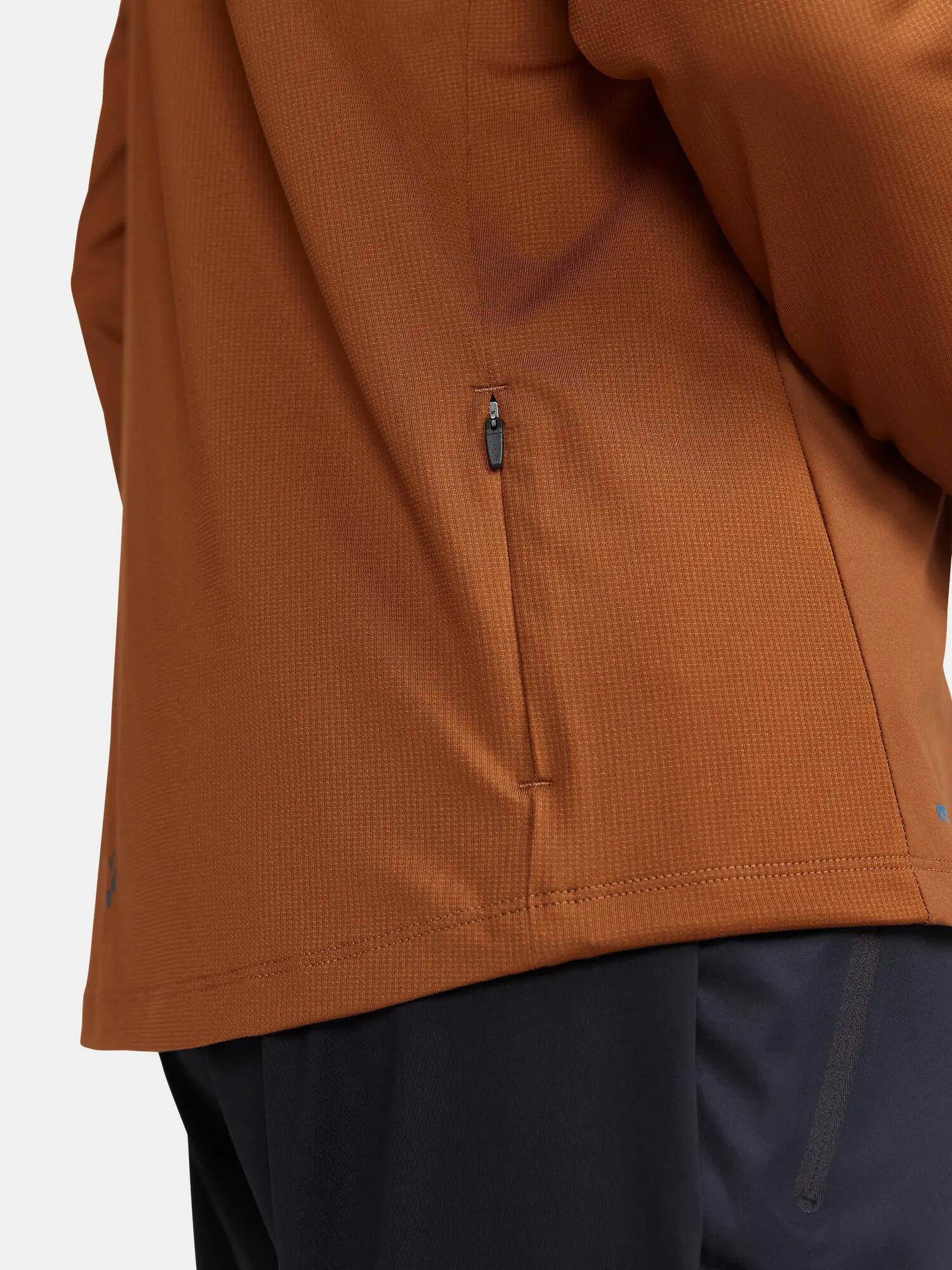 craft PRO Trail Wind LS Tee M — haut manches longues anti-vent – Roots 6/7