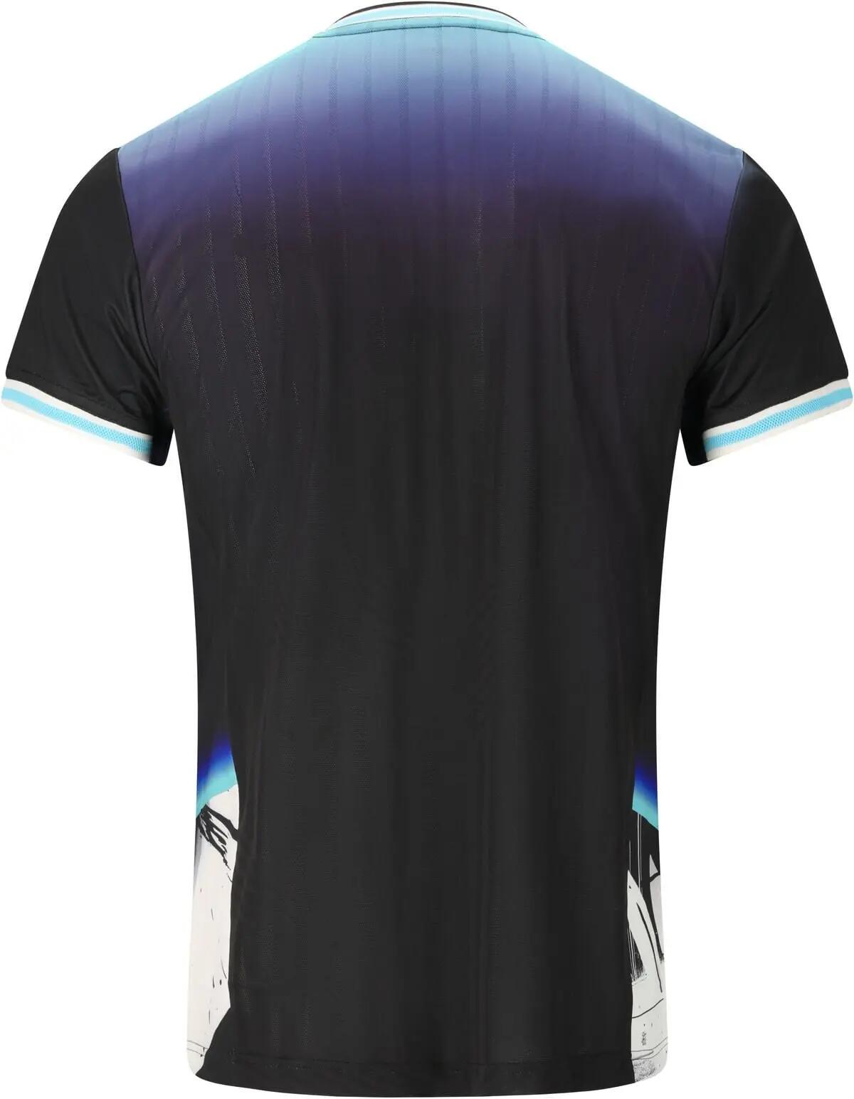 T-shirt T-60006 JC 87% poliéster 13% elastano – 1001C Black (C) 3/7