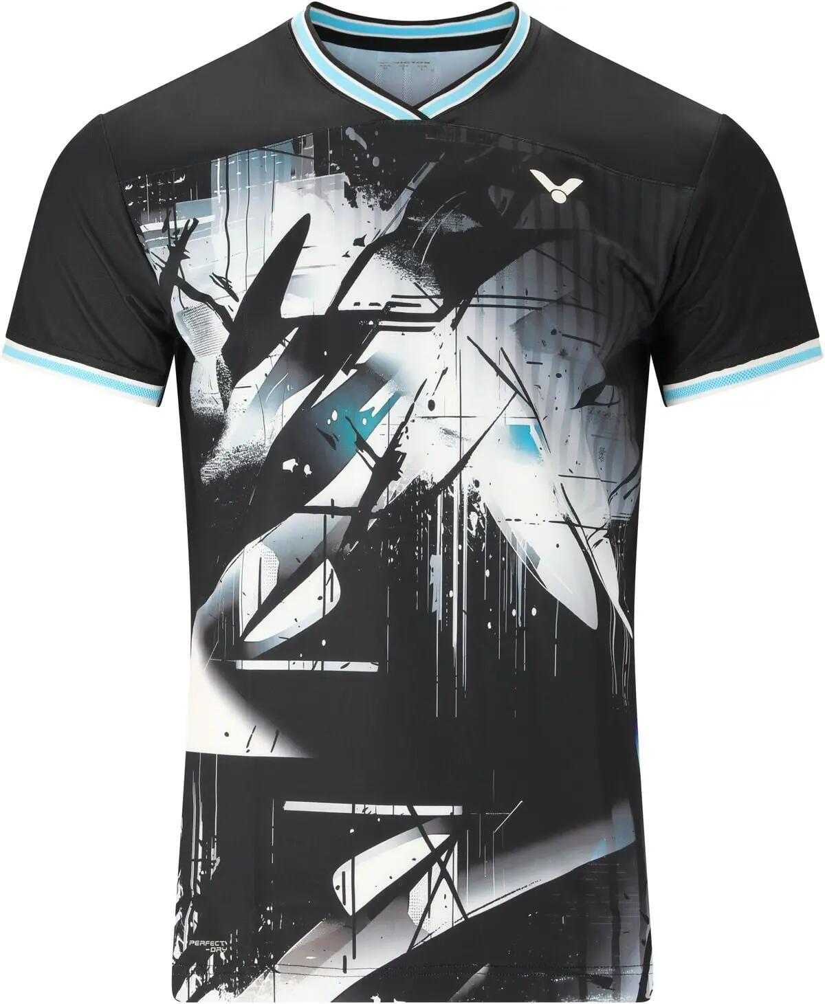 T-shirt T-60006 JC 87% poliéster 13% elastano – 1001C Black (C) 2/7