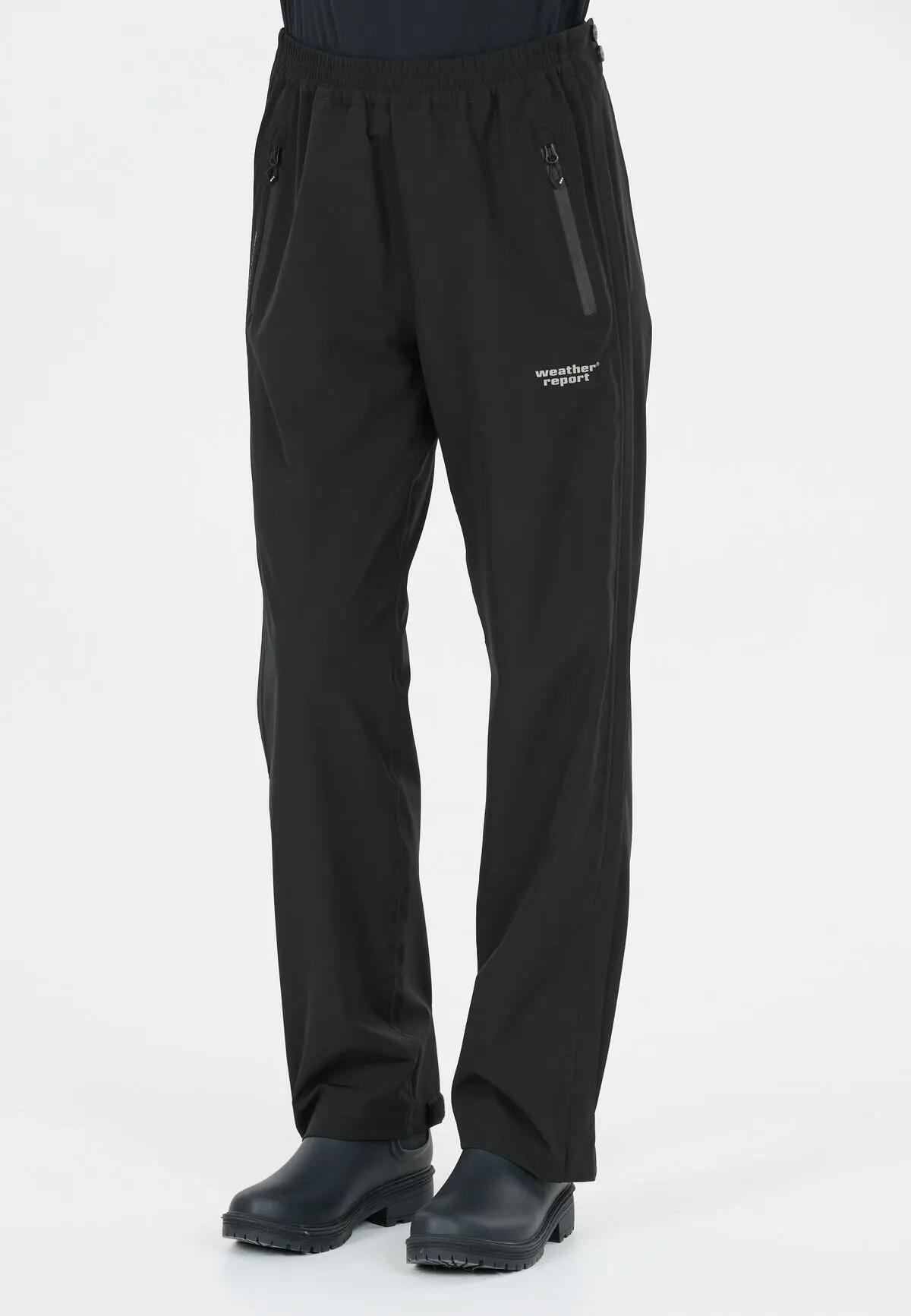 weather_report Spodnie Camelia W AWG Full Zip W-PRO 15000 – 1001 Black 1/7