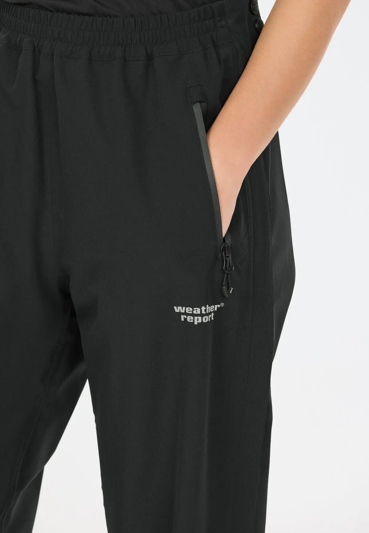 weather_report Spodnie Camelia W AWG Full Zip W-PRO 15000 – 1001 Black 5/7