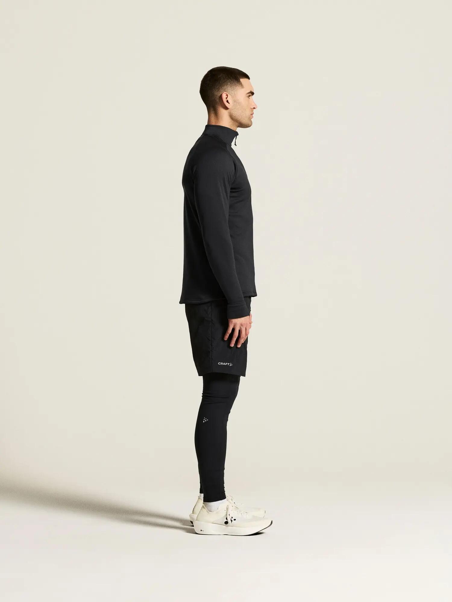 craft Explore Power Fleece Half Zip M – Dehnbares, warmes Fleece – Black 6/7